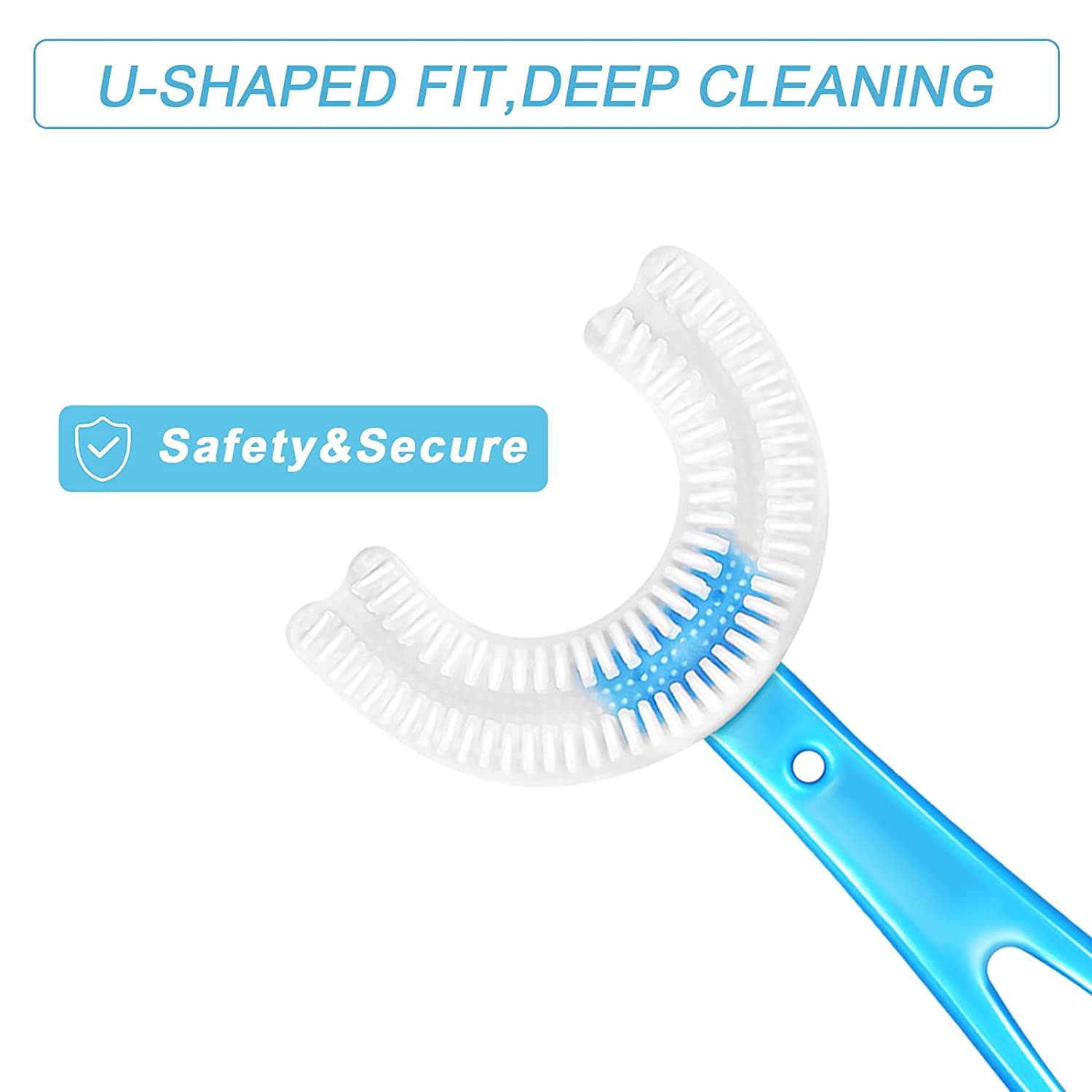 Kids U-Shaped Toothbrush - Easy Cleaning for Toddlers & Children thumbnail 10