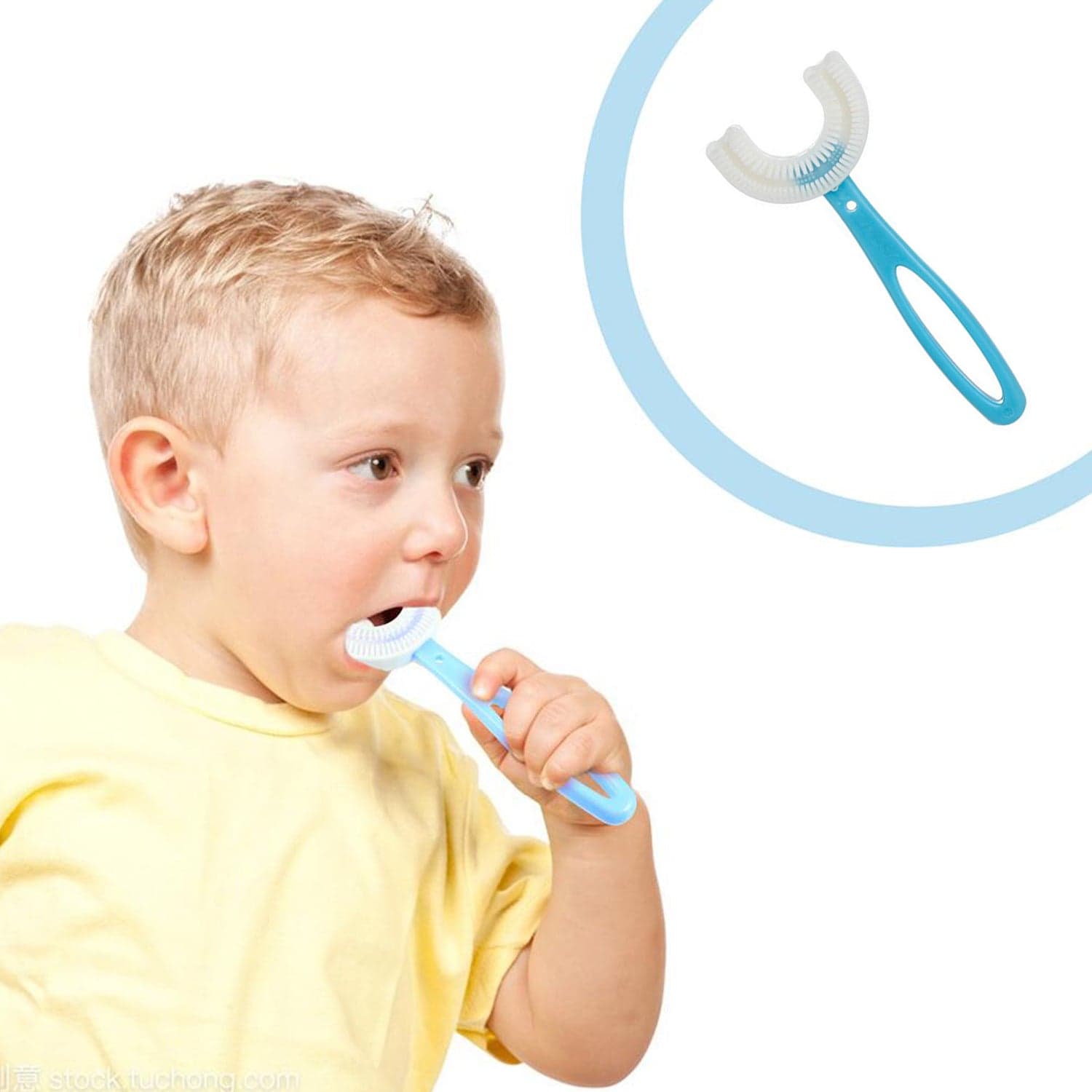 Kids U-Shaped Toothbrush - Easy Cleaning for Toddlers & Children thumbnail 8