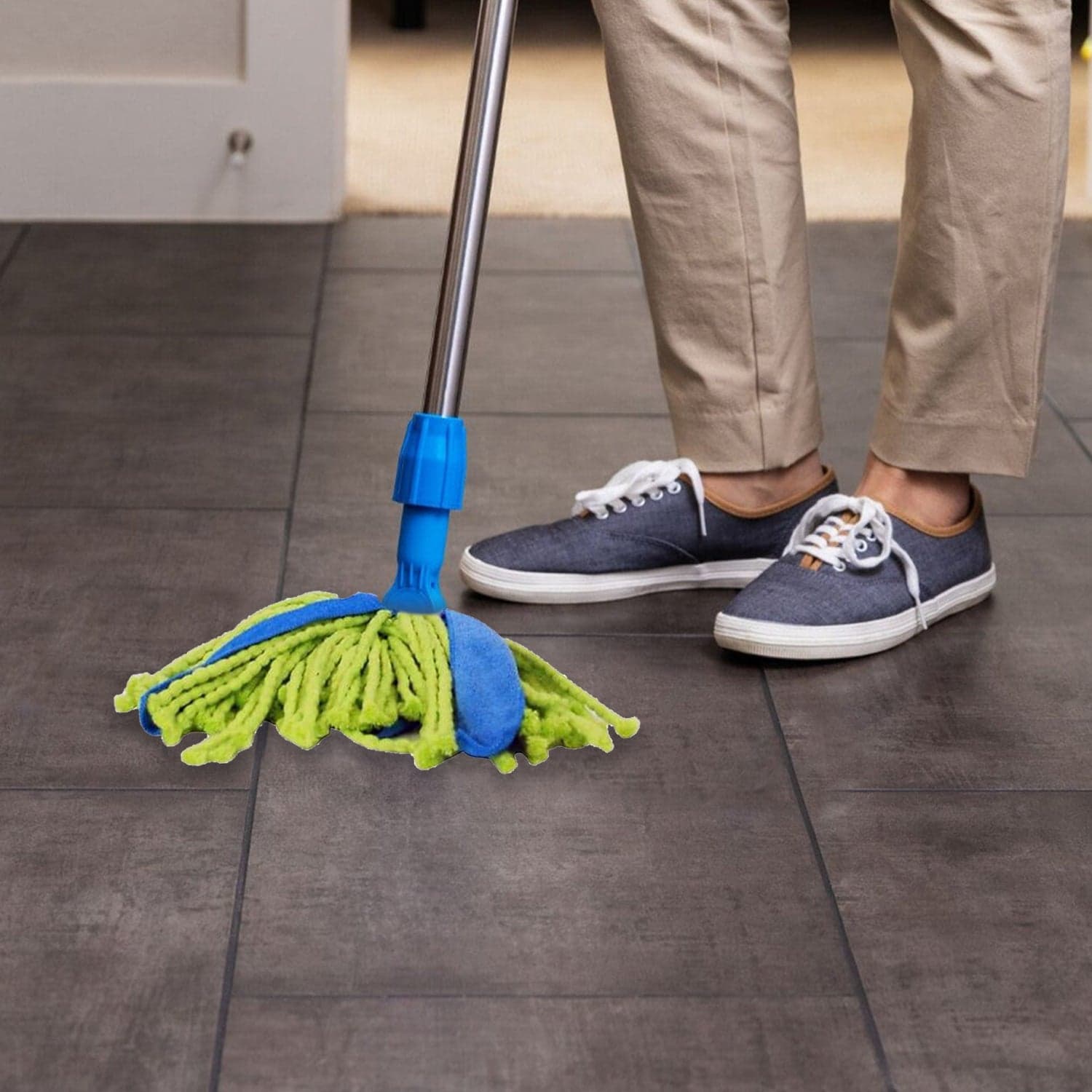 Ceiling Broom Fan for cleaning and wiping over dusty floor surfaces with effective performance. thumbnail 3