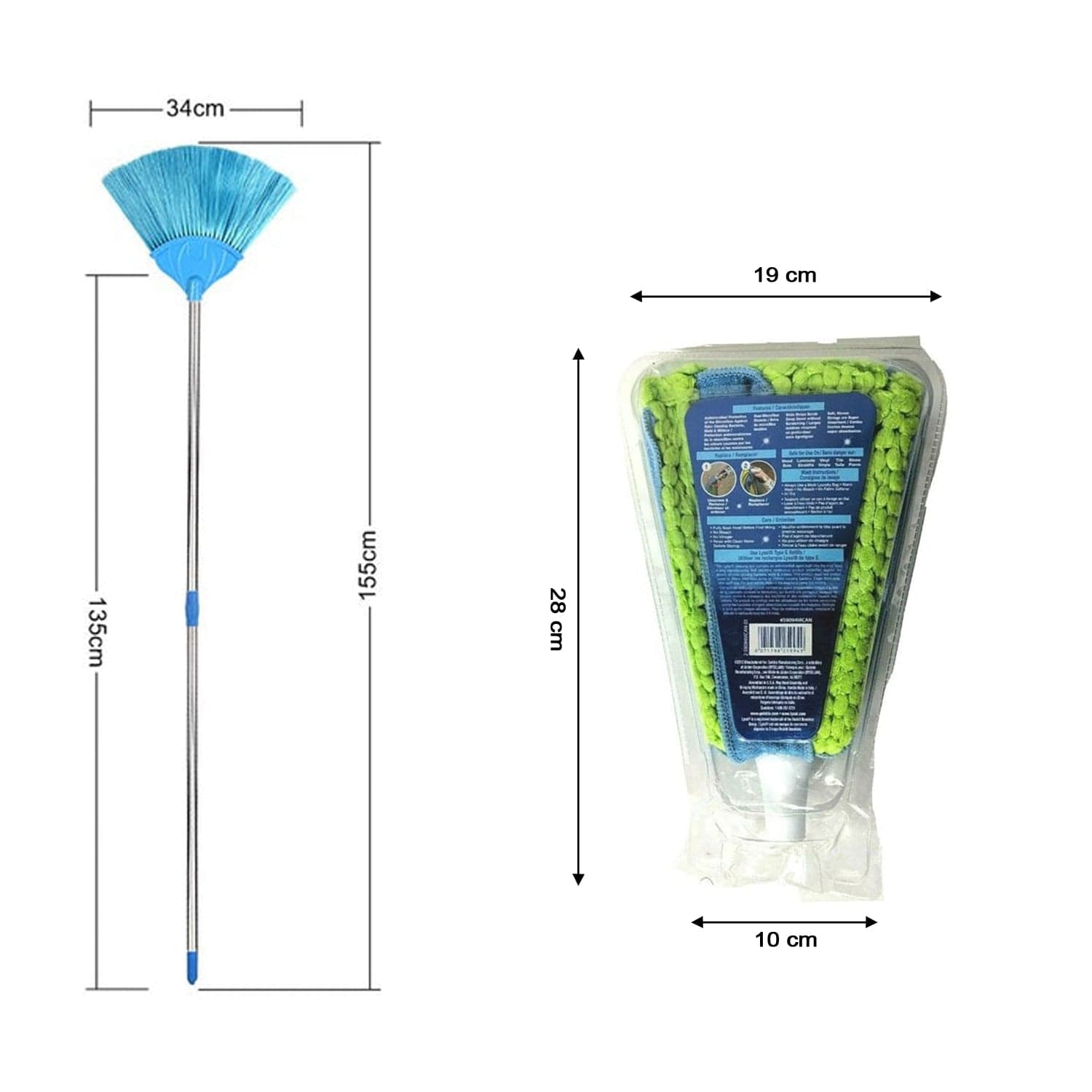 Ceiling Broom Fan for cleaning and wiping over dusty floor surfaces with effective performance. thumbnail 6