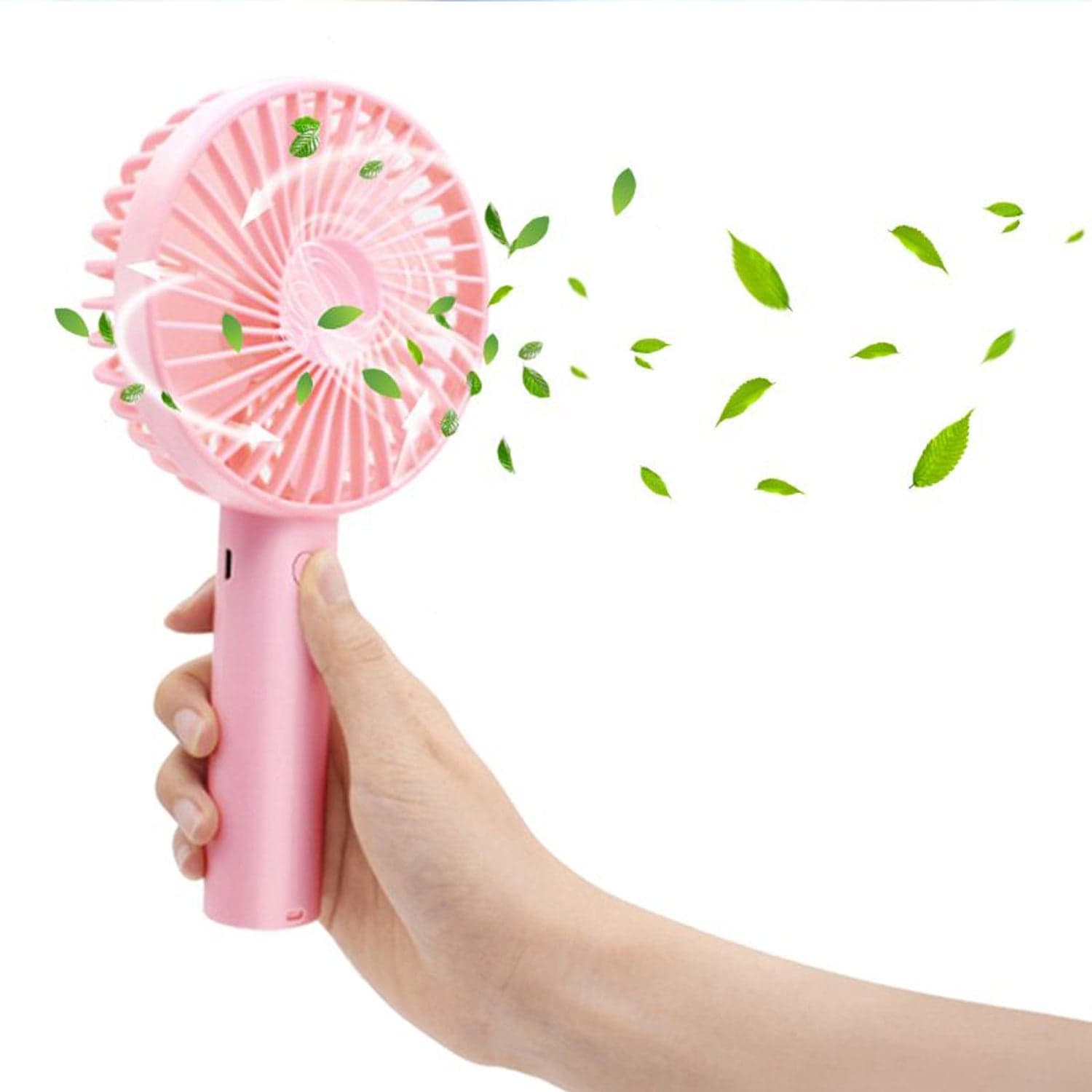 Portable Handheld Fan used in summers in all kinds of places including household and offices etc.(Battery Not Include) thumbnail 9