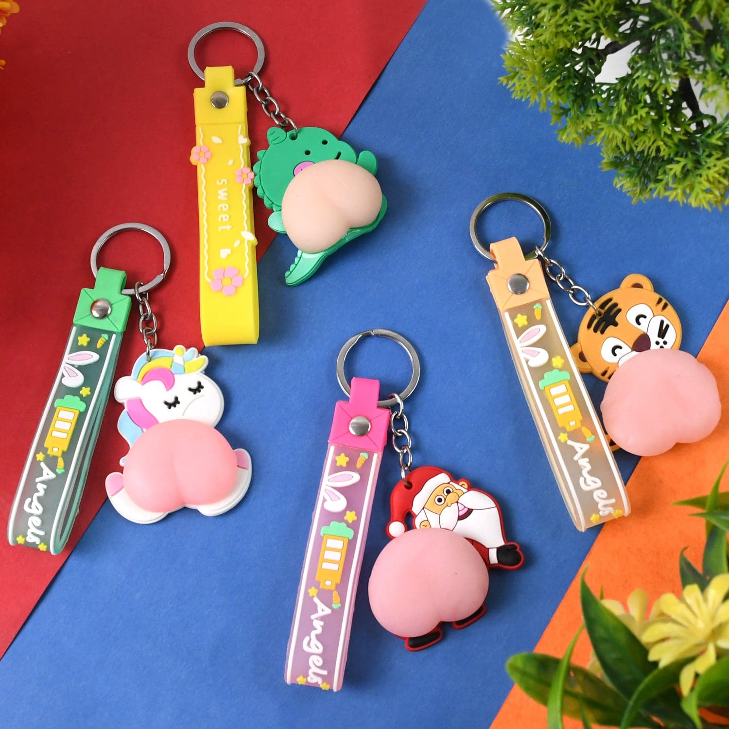 Mix Design Silicone Keychain 1Pc thumbnail 2