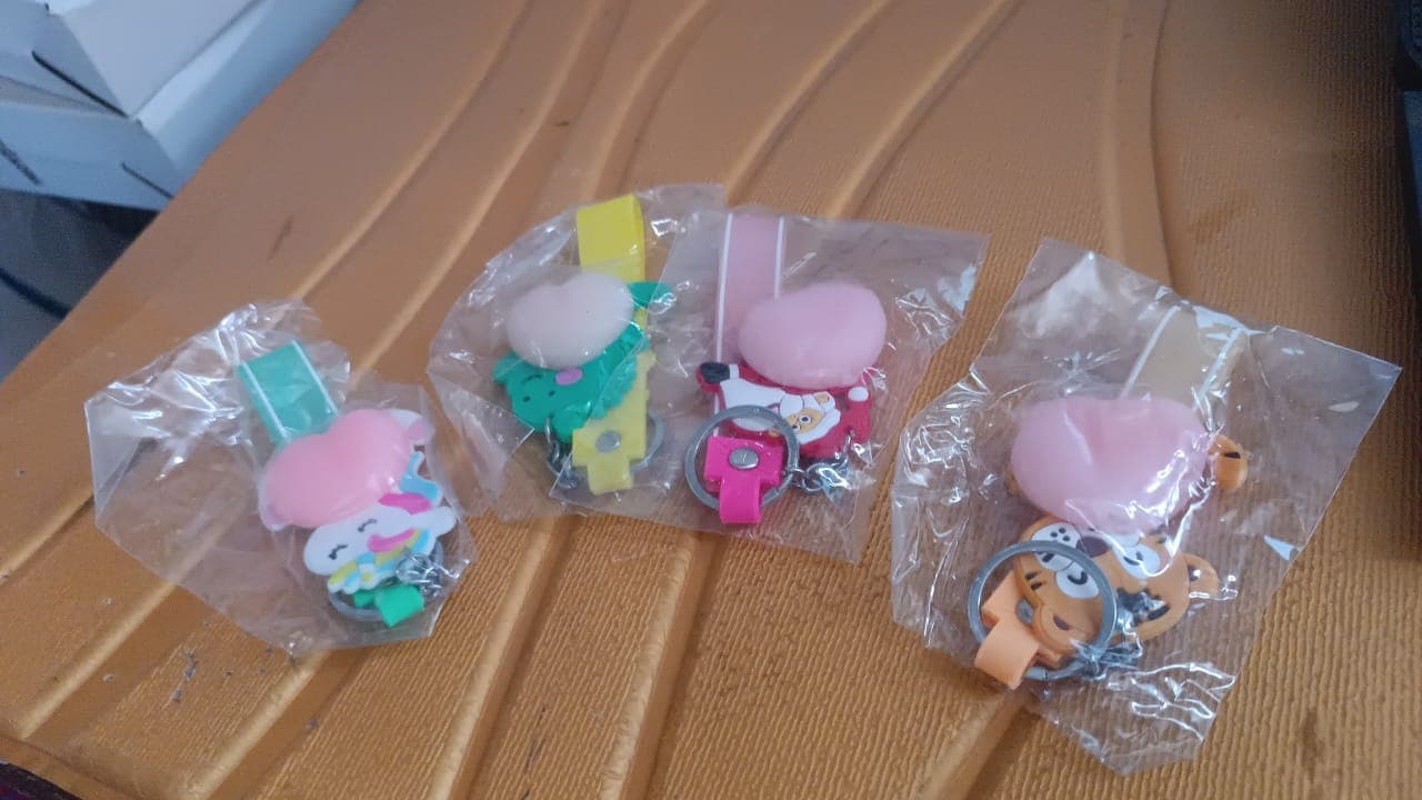 Mix Design Silicone Keychain 1Pc thumbnail 5