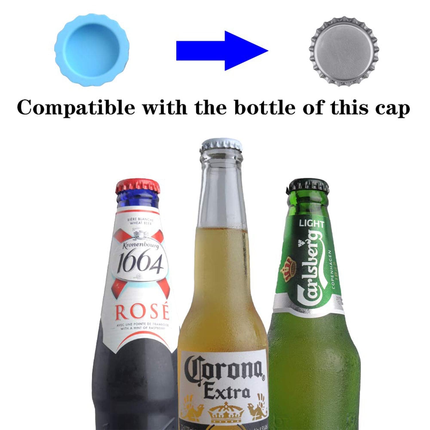 Beer Savers Caps for Soda & Bottles (6-Piece) thumbnail 6