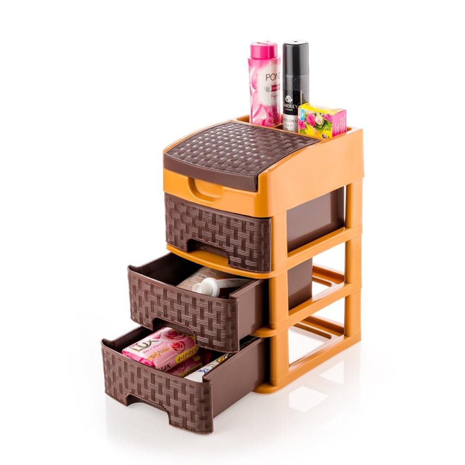 Mini 3 Layer D Storage used in all kinds of household and official places for storing of various types of stuffs and items etc. thumbnail 3