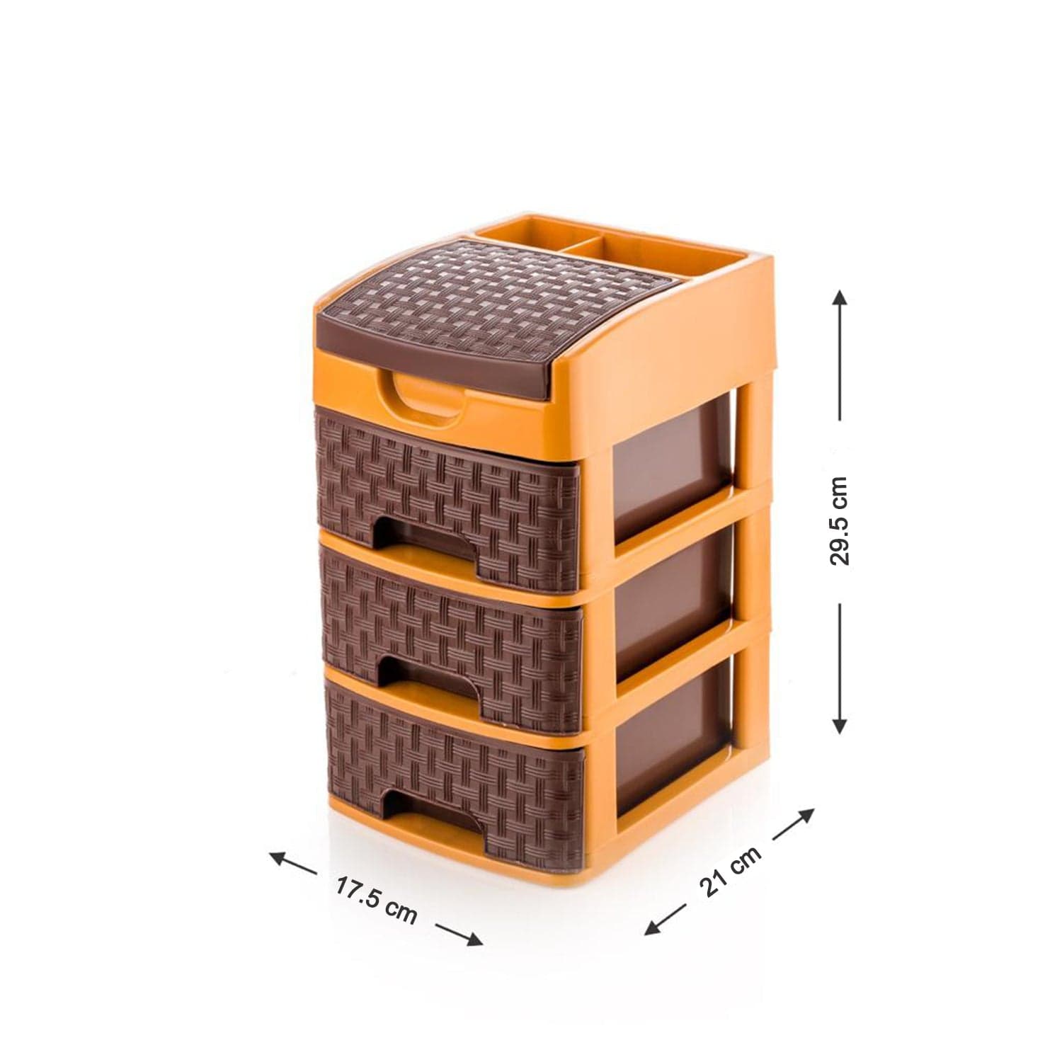 Mini 3 Layer D Storage used in all kinds of household and official places for storing of various types of stuffs and items etc. thumbnail 6