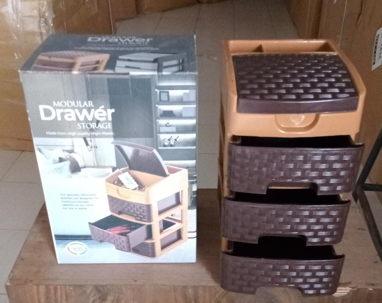 Mini 3 Layer D Storage used in all kinds of household and official places for storing of various types of stuffs and items etc. thumbnail 8