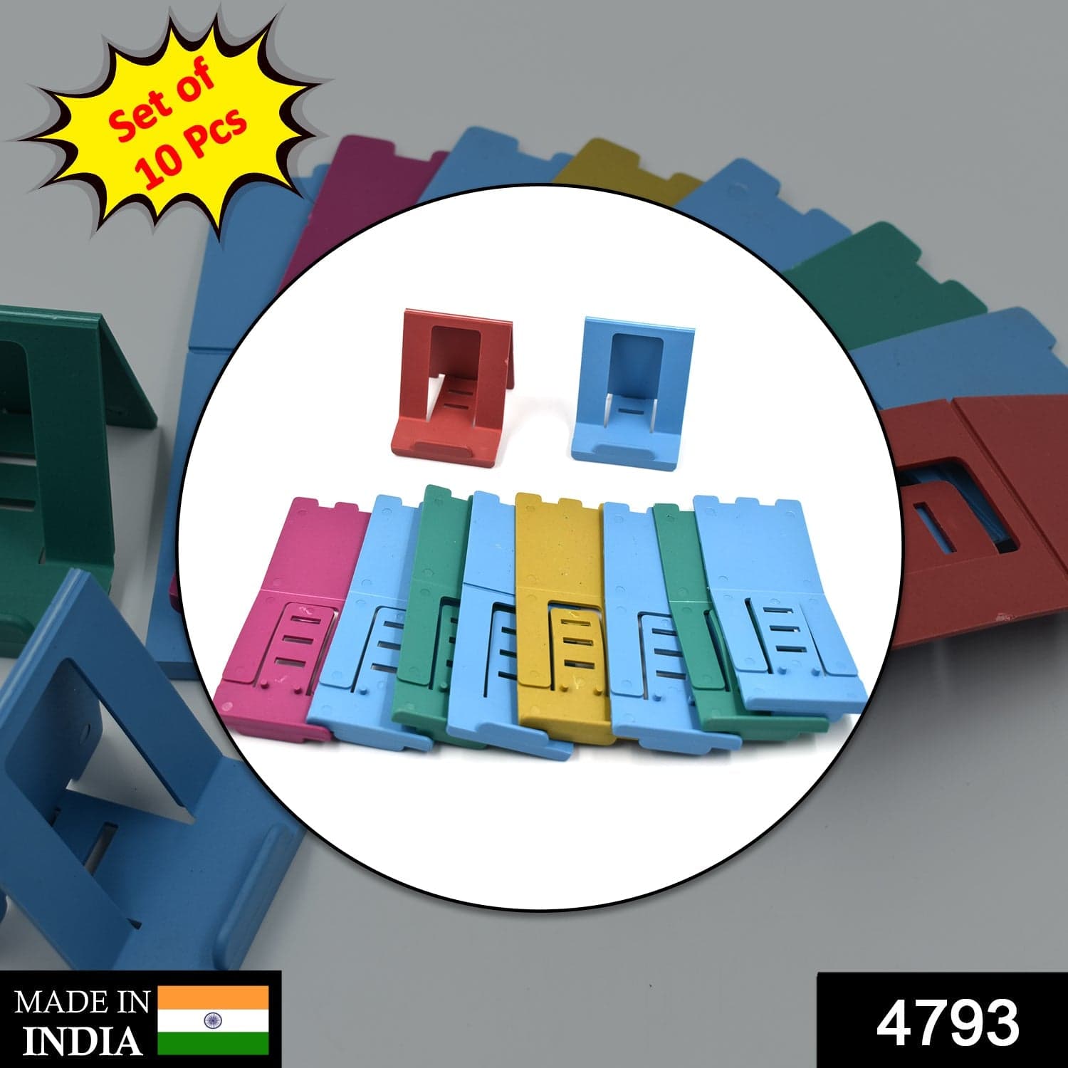 10 Pc Adjustable Mobile Stand used in all kinds of places including household and offices as a mobile supporting stand. thumbnail 2