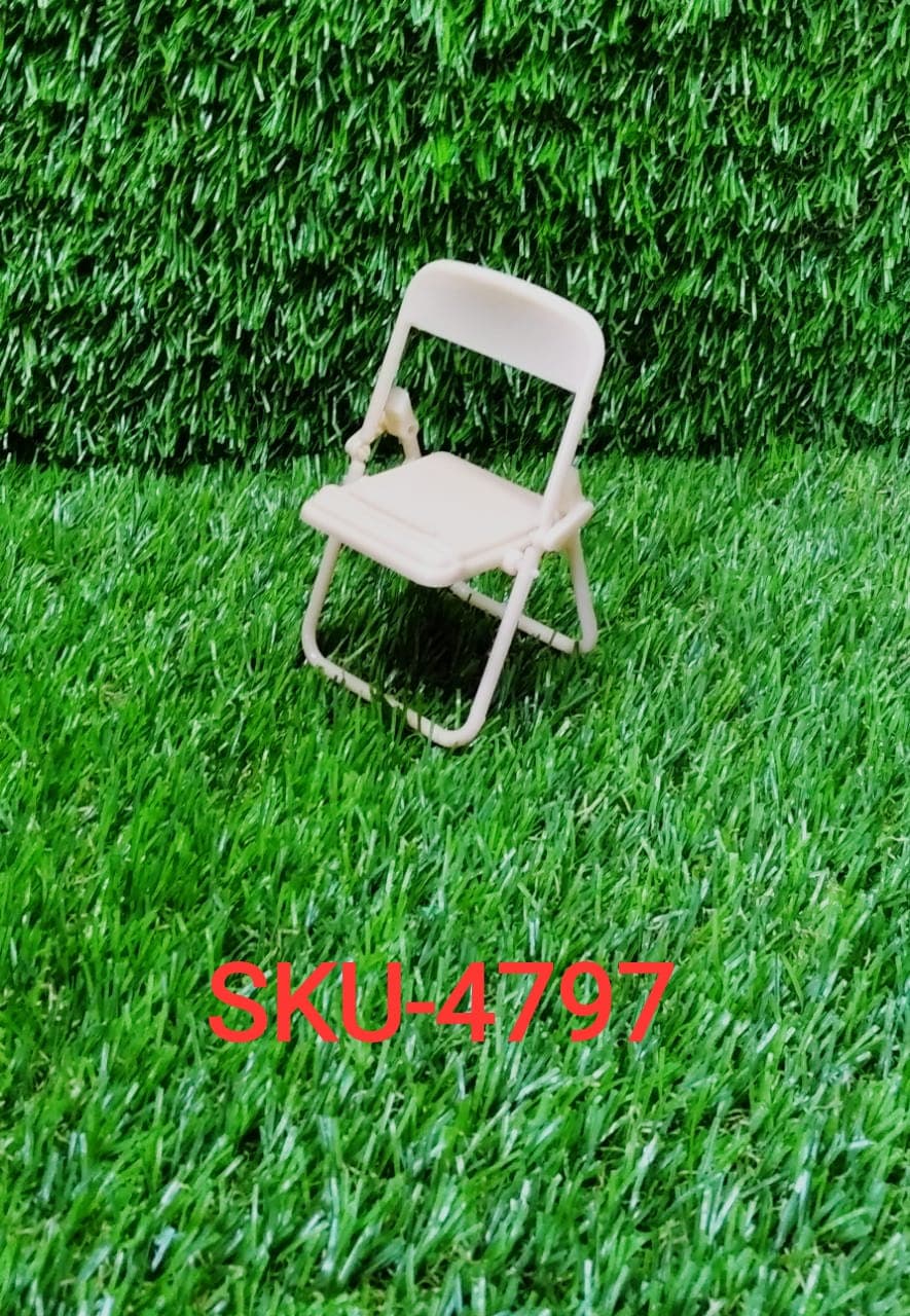 Chair-Shaped Mobile Stand of Stylish & Sturdy Phone Holder for Home & Office Use (1 Pc) thumbnail 12