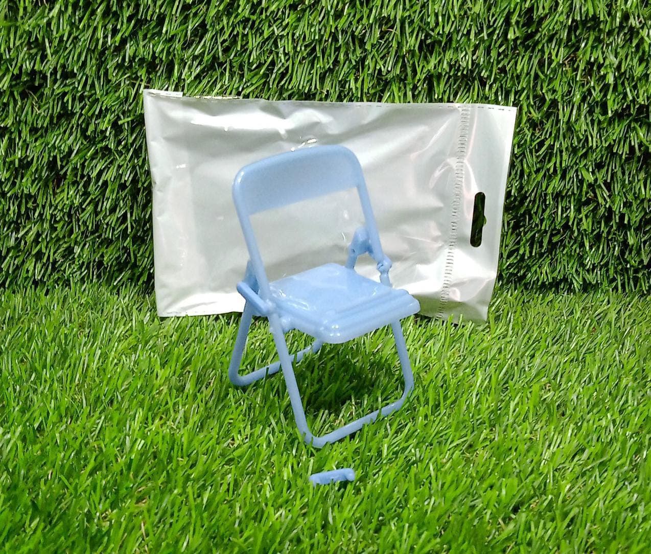 Chair-Shaped Mobile Stand of Stylish & Sturdy Phone Holder for Home & Office Use (1 Pc) thumbnail 13