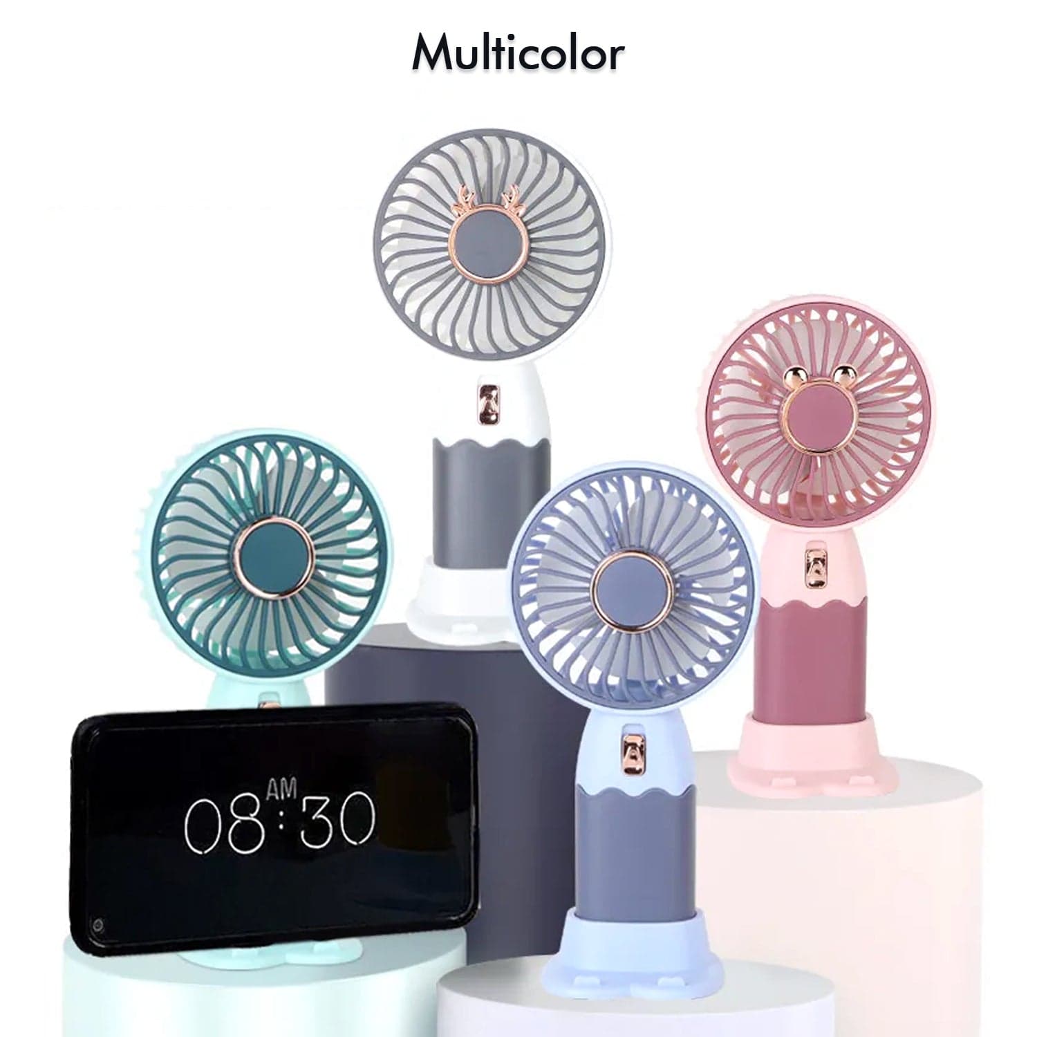 Mini Fan Rechargeable Table Fan Handheld Fan Usb Fan Desk Fan Cooling Fan For Home  thumbnail 10