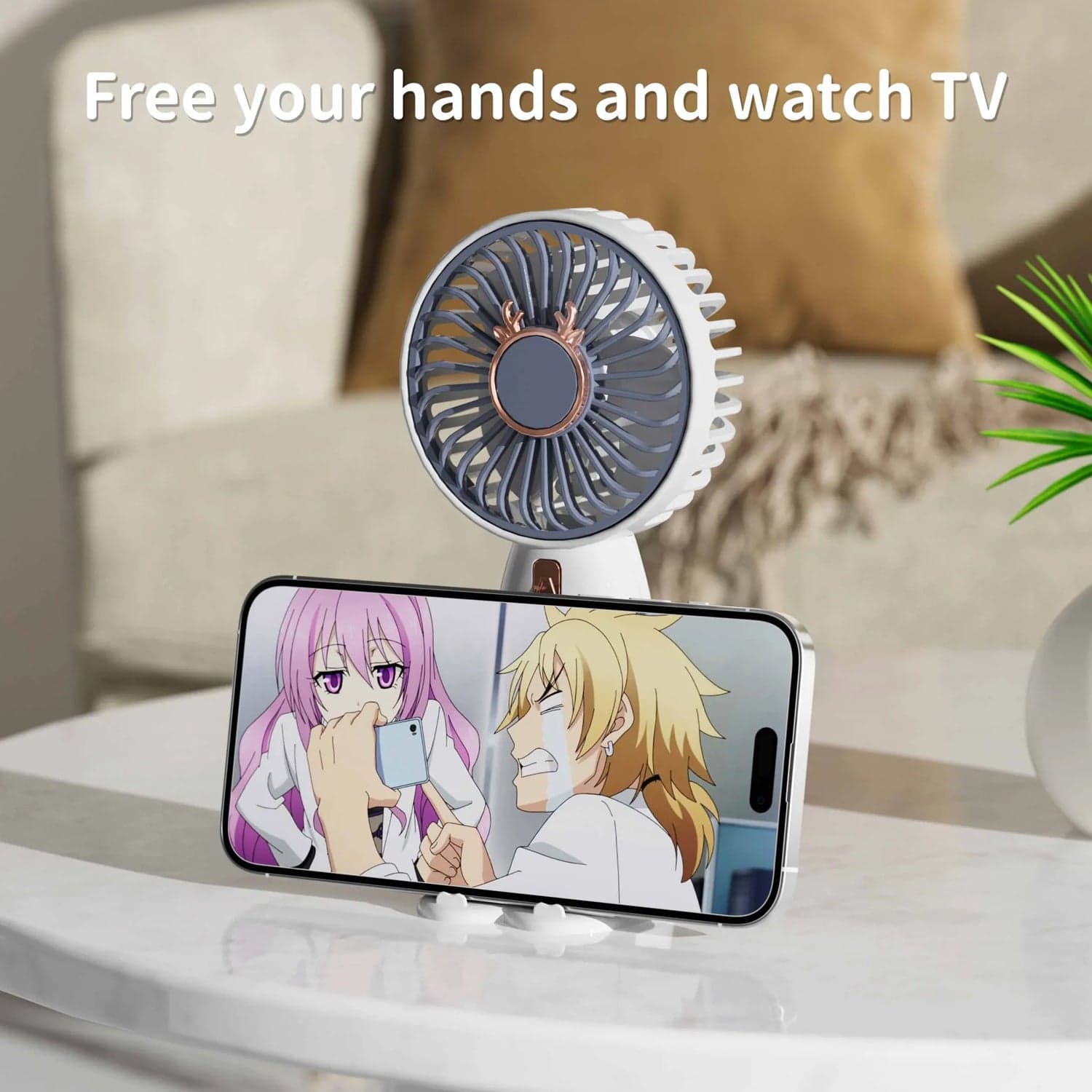 Mini Fan Rechargeable Table Fan Handheld Fan Usb Fan Desk Fan Cooling Fan For Home  thumbnail 7