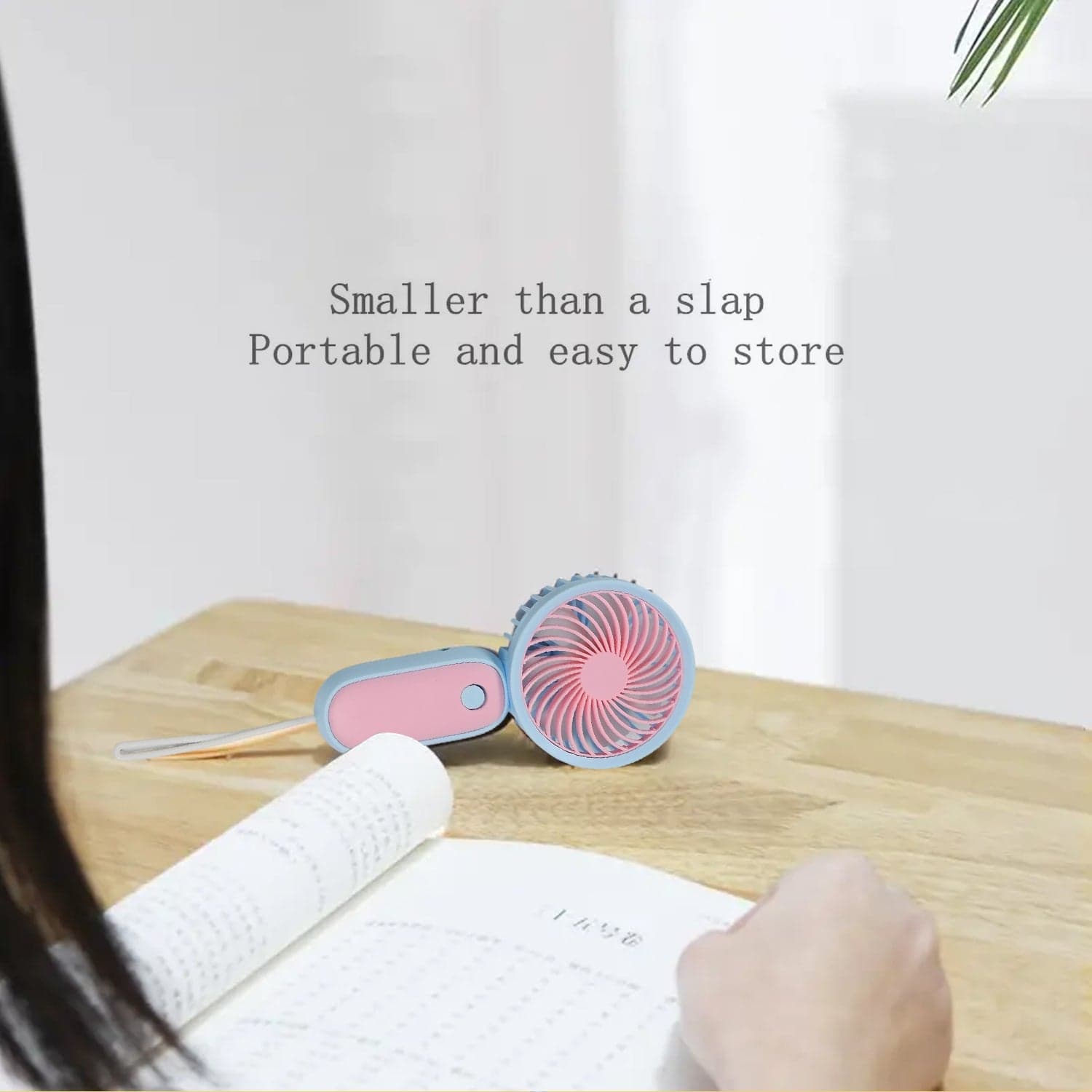 Mini Handheld Fan Portable Rechargeable Mini Fan Easy To Carry thumbnail 6