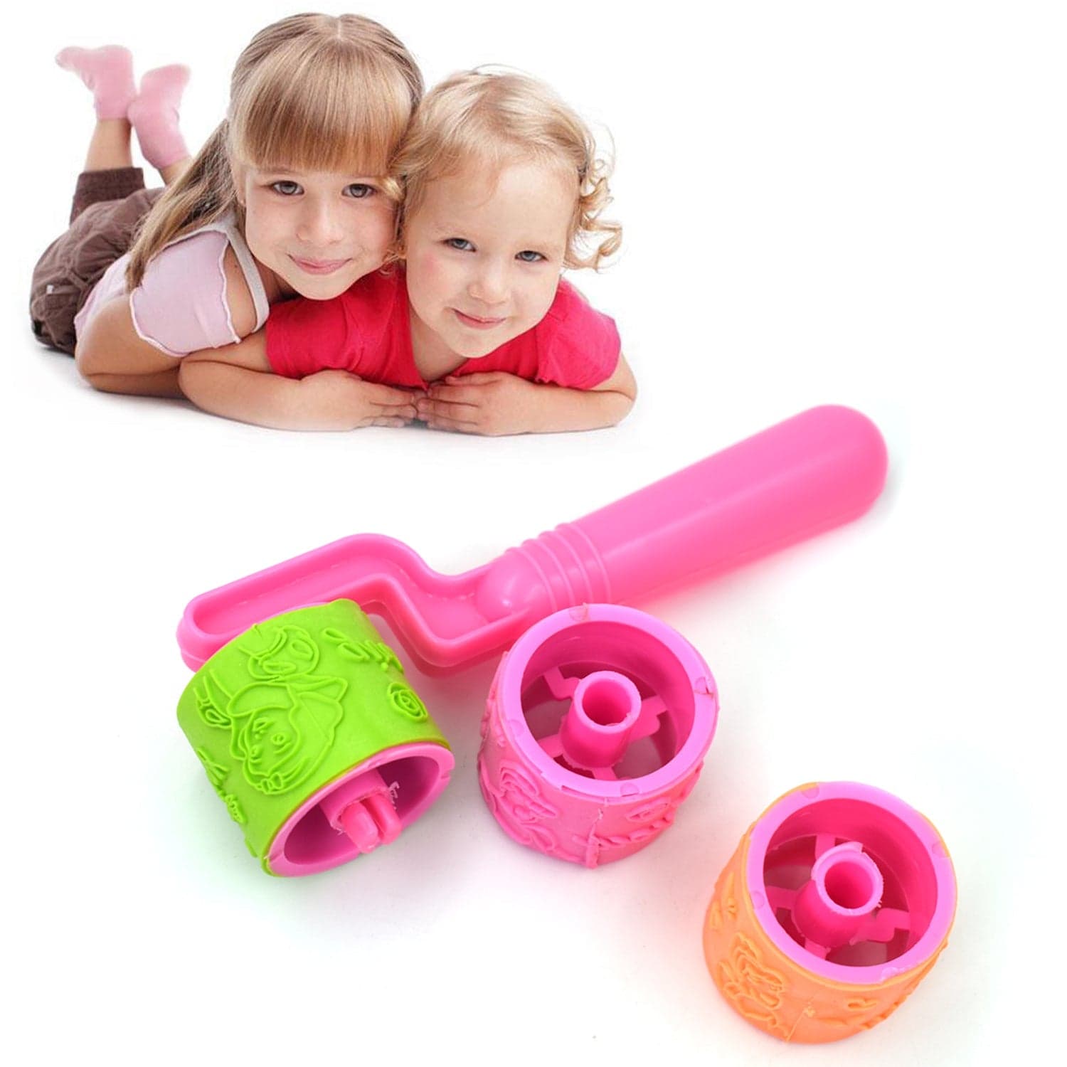 Roller Stamp used in all types of household places by kids and children's for playing purposes. thumbnail 3