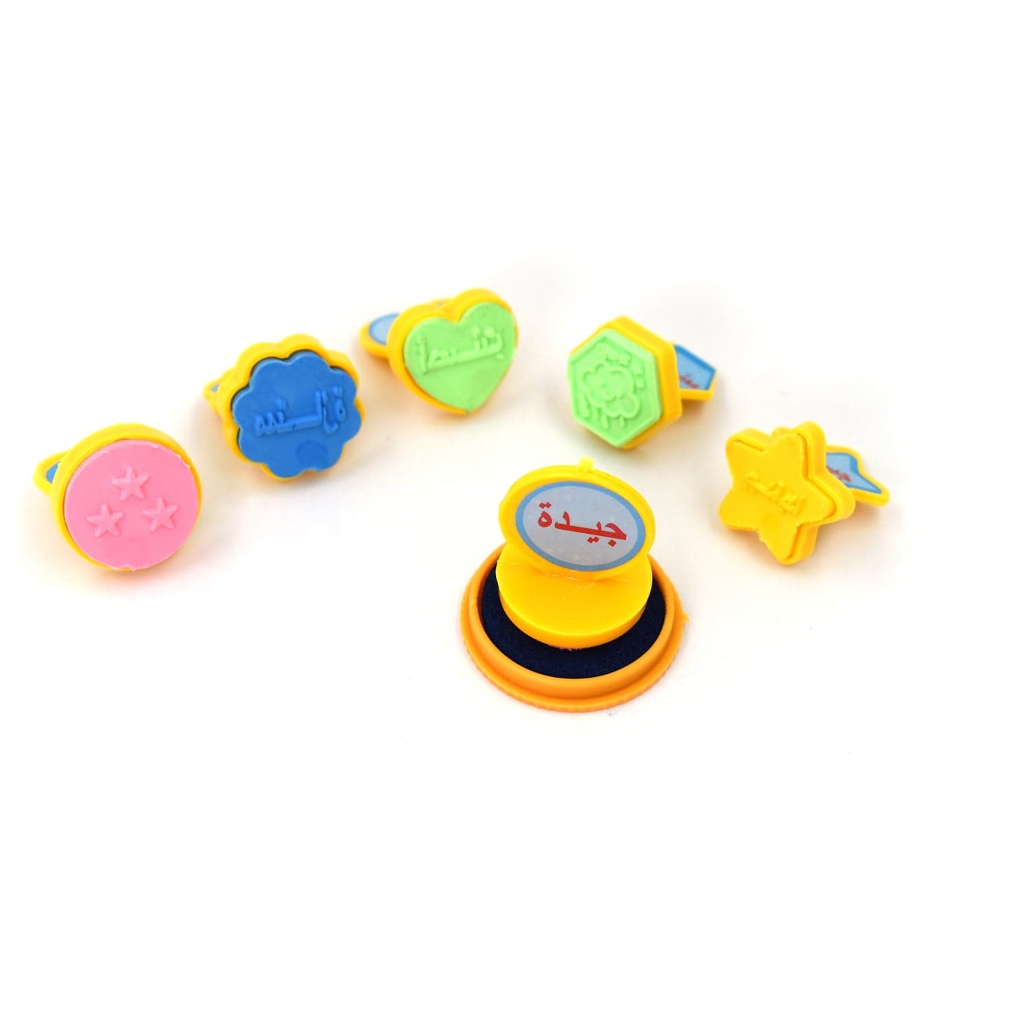 Unique Different Shape Stamps 7 Pieces For Kids Motivation And Reward Theme Prefect Gift For Teachers thumbnail 7