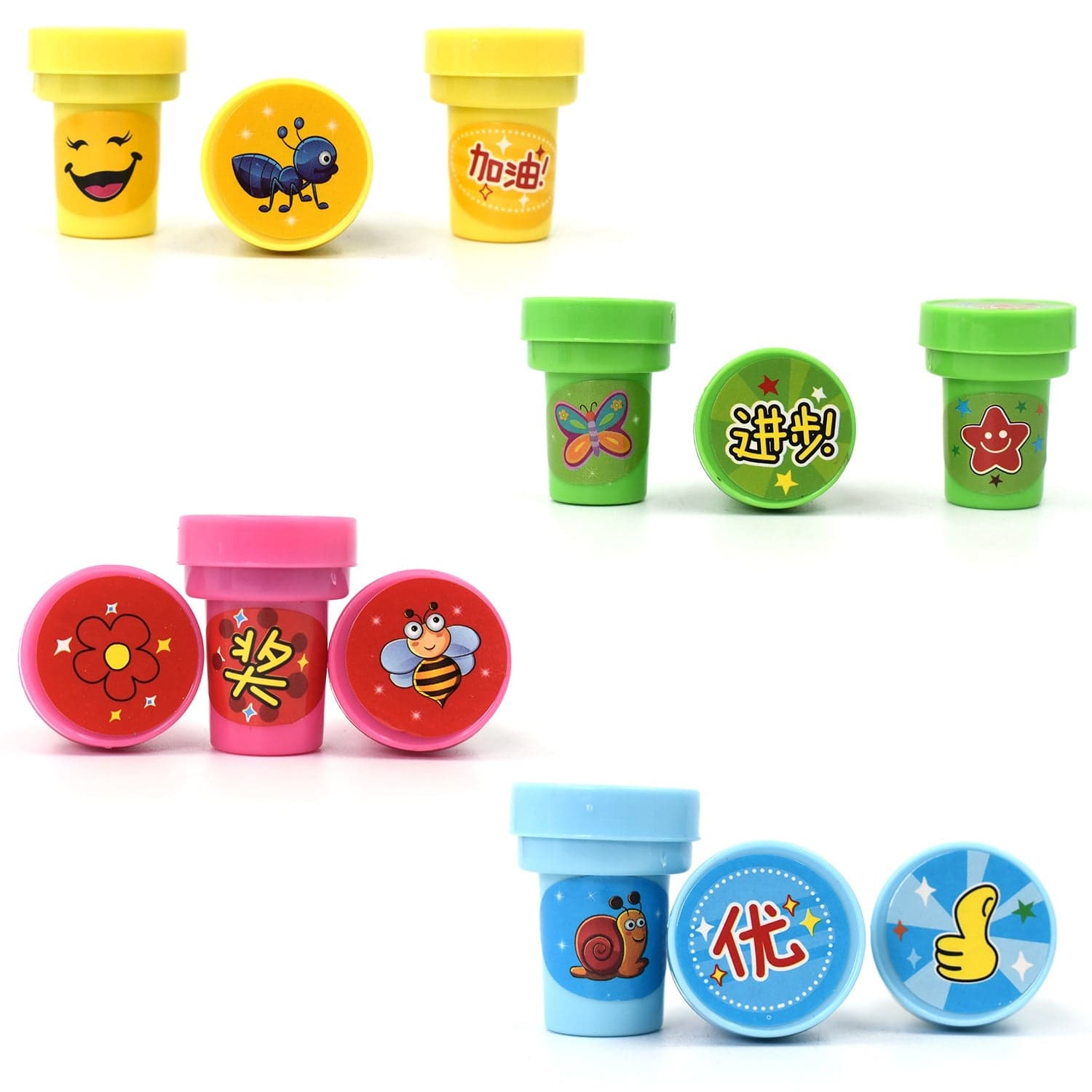 12 Pc Stamp Set used in all types of household places by kids and children's for playing purposes. thumbnail 6