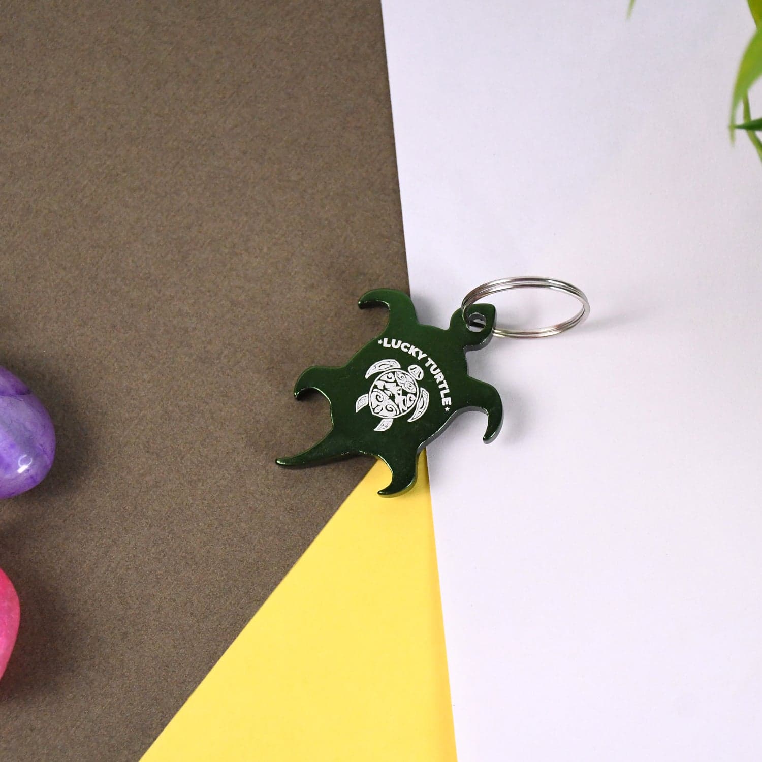 Metal Tortoise Shaped Keychain - Unique and Durable Accessory (1 Pc) thumbnail 6