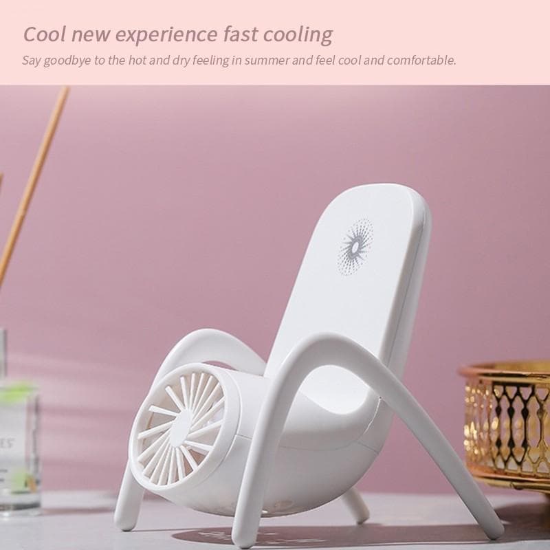 Portable Mobile Phone Holder Fan of Handheld, Multi-Function (Battery Not Include) thumbnail 10