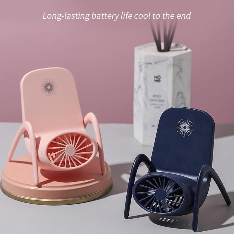 Portable Mobile Phone Holder Fan of Handheld, Multi-Function (Battery Not Include) thumbnail 3