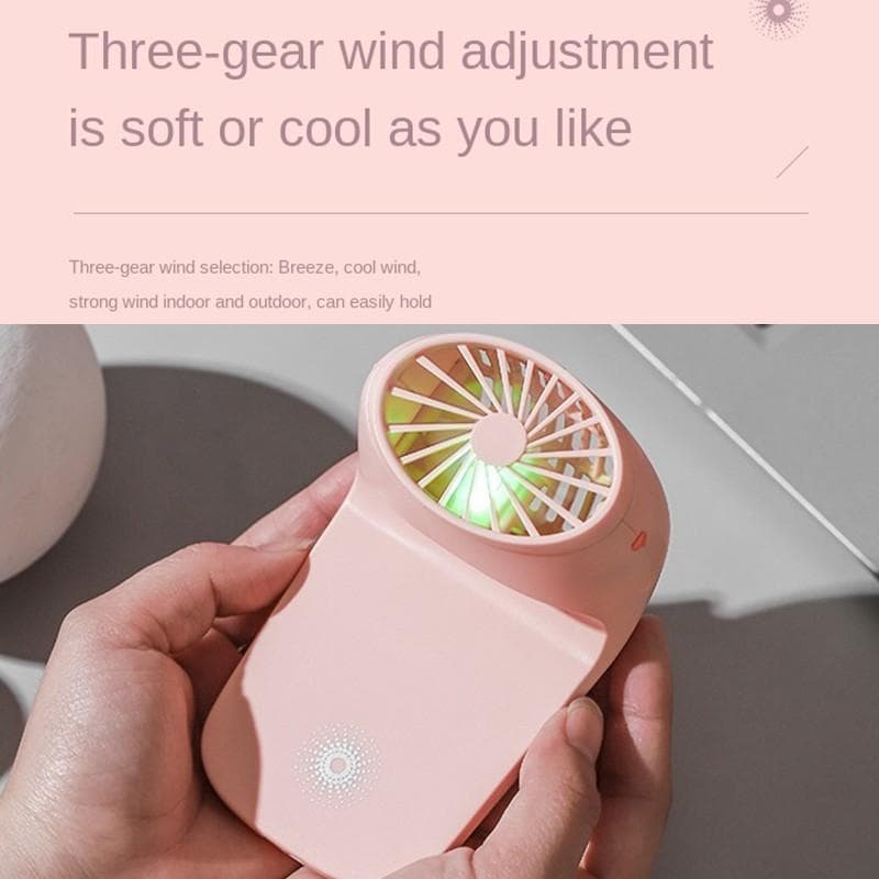 Portable Mobile Phone Holder Fan of Handheld, Multi-Function (Battery Not Include) thumbnail 7