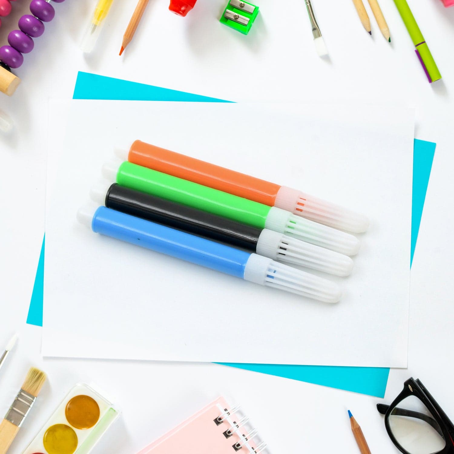 4-Piece Waterproof Marker Pen Art Set for DIY Crafts, Kids & Artists thumbnail 4