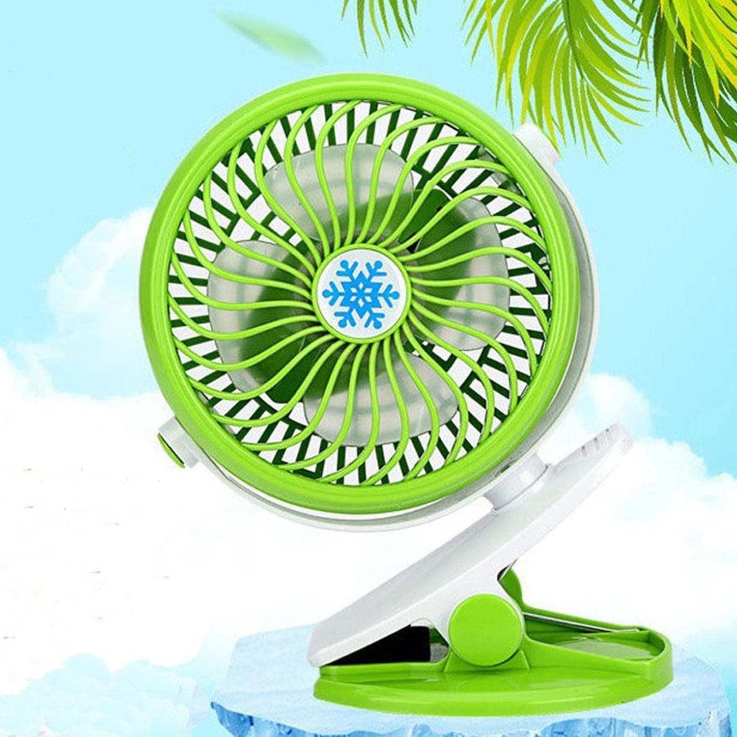 Mini USB Clip Fan widely used in summers for cool down rooms and body purposes.(Battery Not Include) thumbnail 11