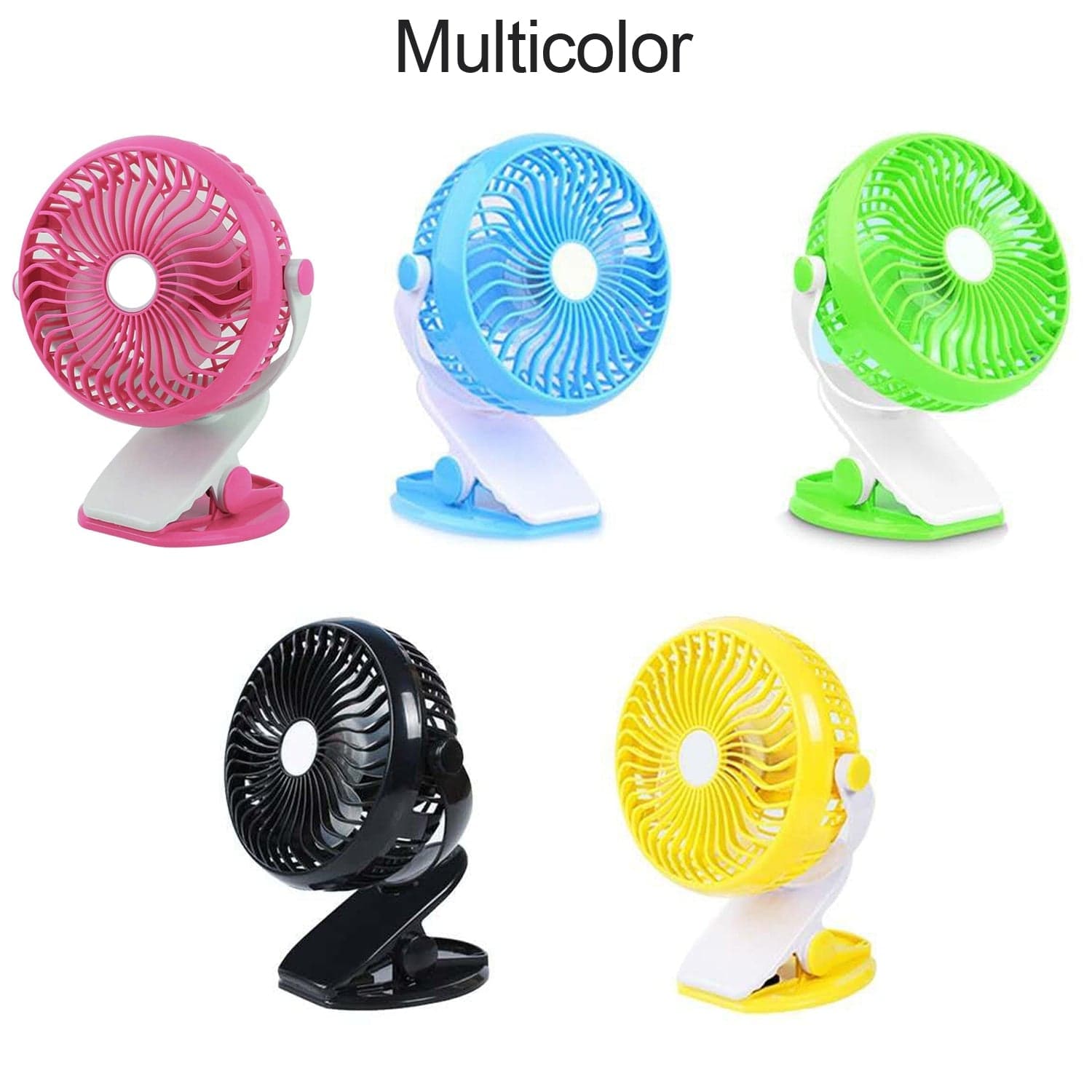 Mini USB Clip Fan widely used in summers for cool down rooms and body purposes.(Battery Not Include) thumbnail 12