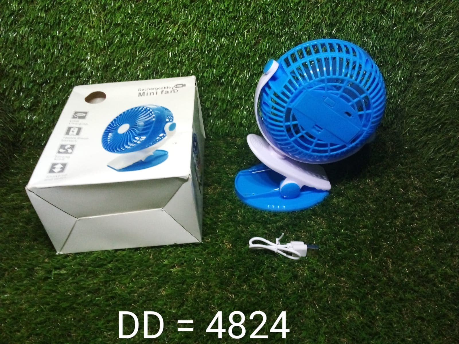 Mini USB Clip Fan widely used in summers for cool down rooms and body purposes.(Battery Not Include) thumbnail 14