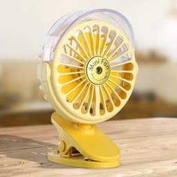 Clip Desk Fan Portable Wind Desktop Table Cooling Fan In Single Button