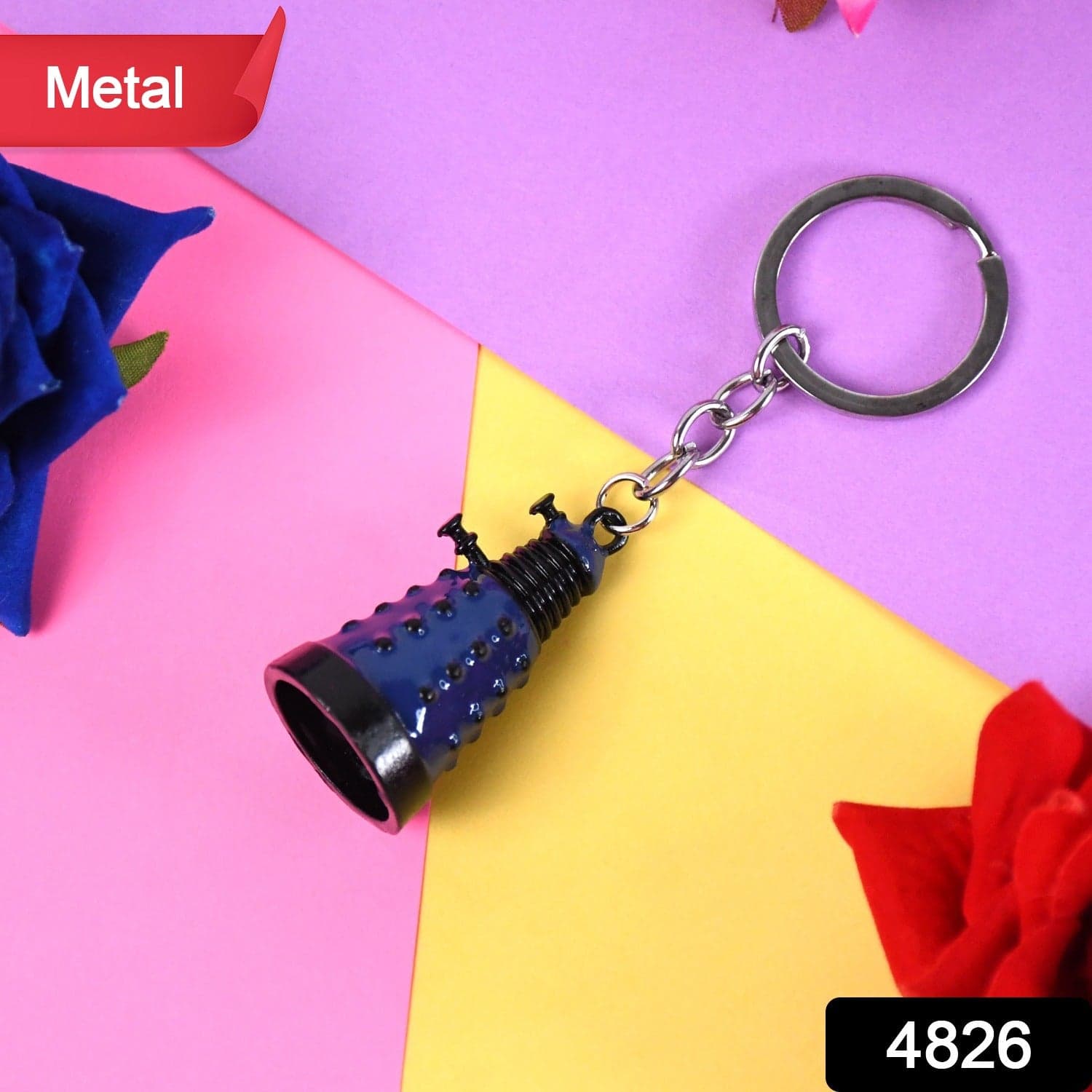 Metal Keychain - Durable & Stylish Accessory (1 Pc / Mix Color) thumbnail 2