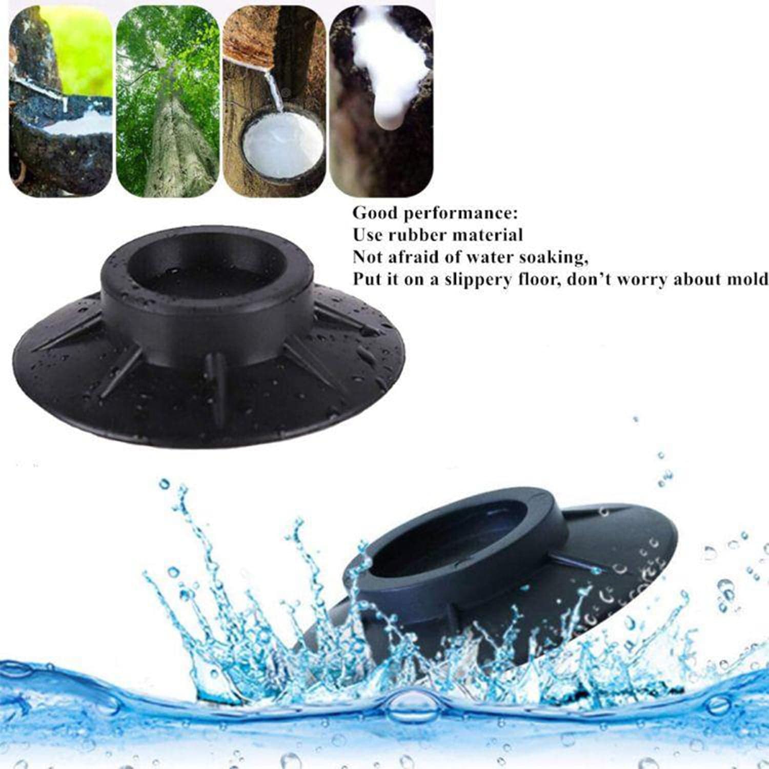 Furniture Vibration Pads - 4-Piece Set for Table & Stool Support at Home & Office thumbnail 7