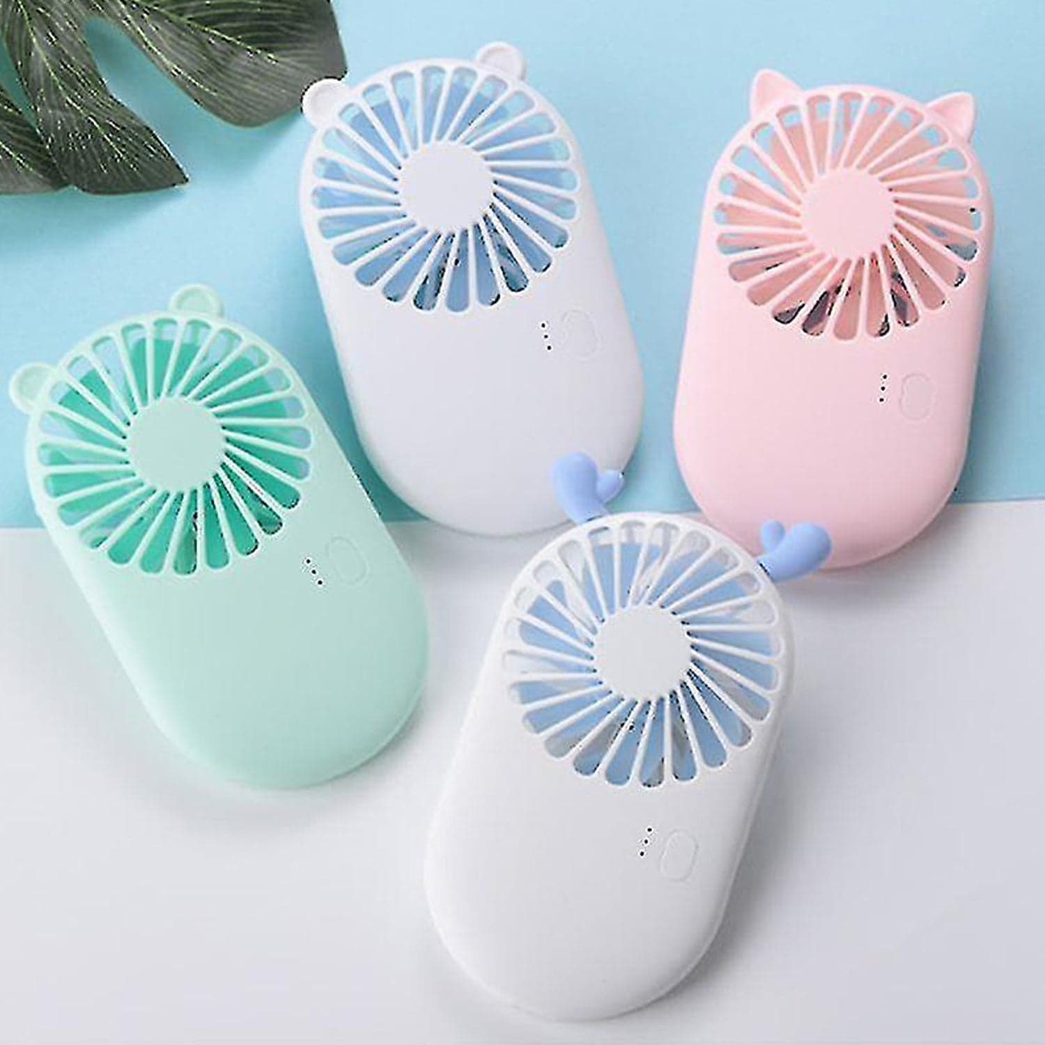 Handheld Mini Fan - Usb Personal Fan With Bracket, Pocket-Sized Desktop Fan (Battery Not Included) thumbnail 4