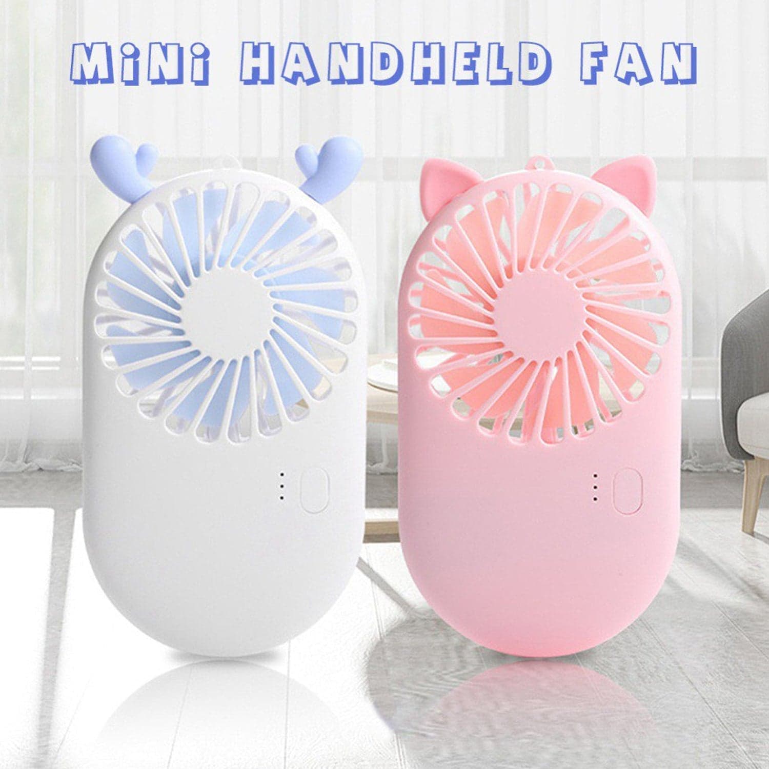Handheld Mini Fan - Usb Personal Fan With Bracket, Pocket-Sized Desktop Fan (Battery Not Included) thumbnail 8