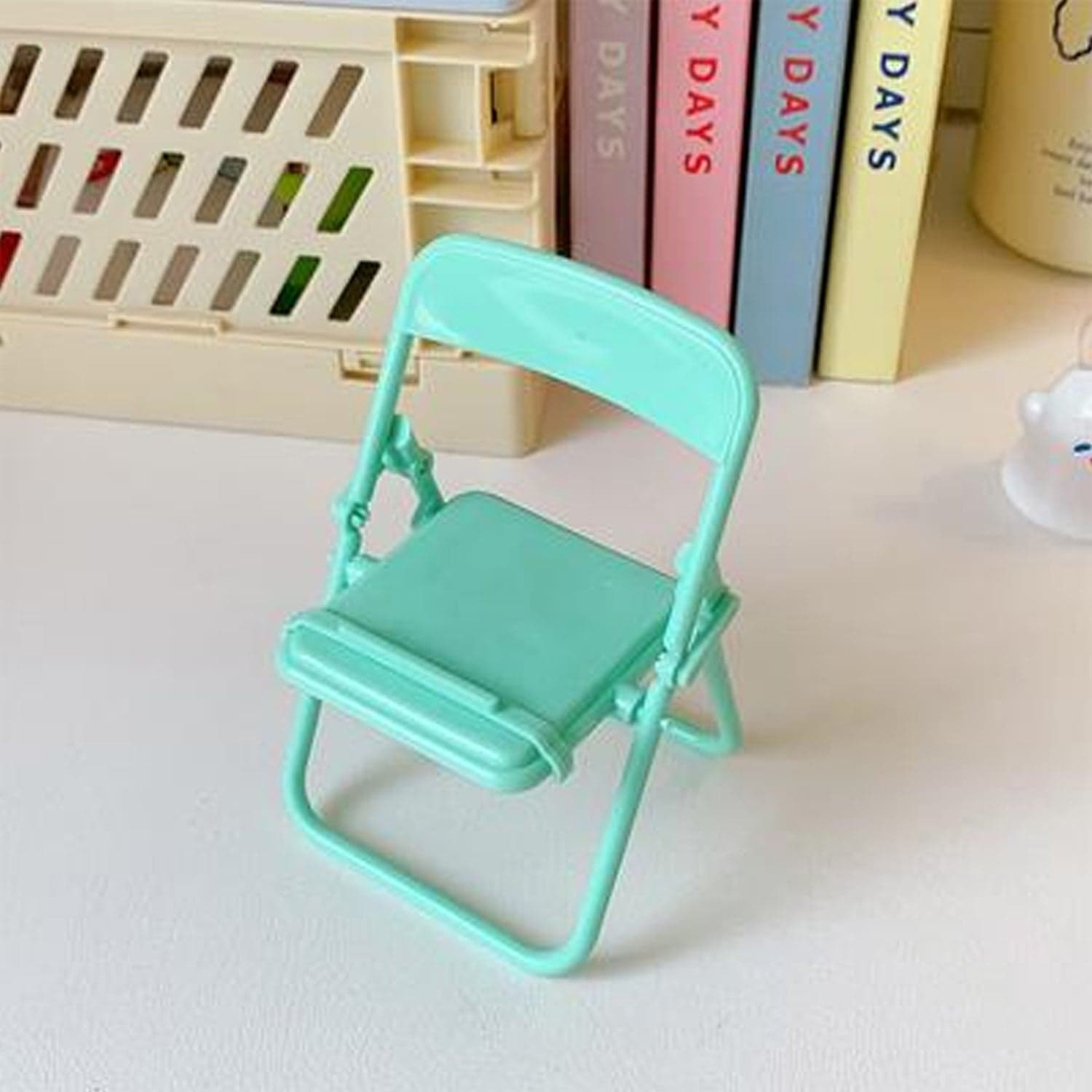 1 Pc Chair Stand With Box As A Mobile Stand For Holding And Supporting Mobile Phones Easily. thumbnail 4
