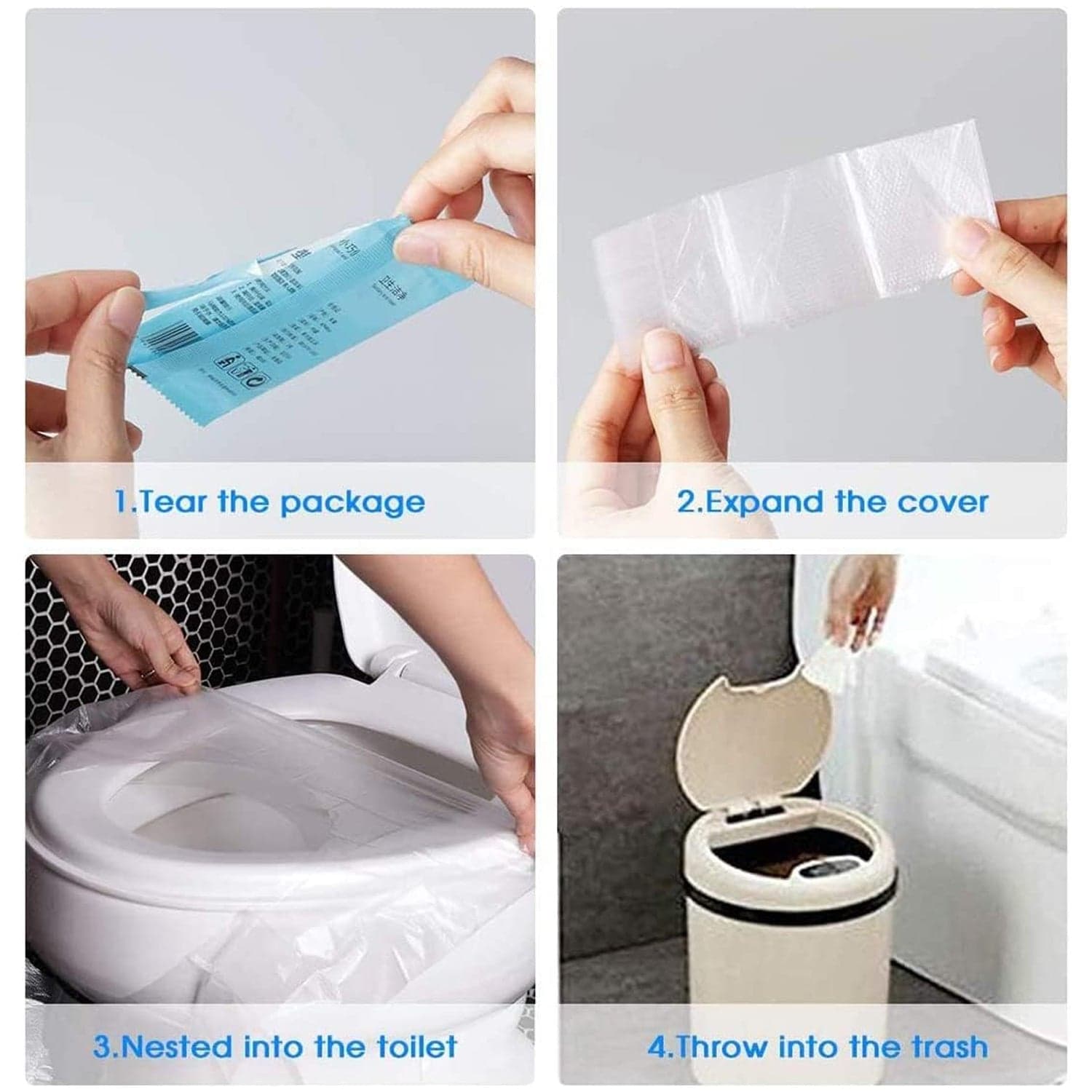 Travel Disposable Toilet Seat Cover (6 Pcs Set) thumbnail 4