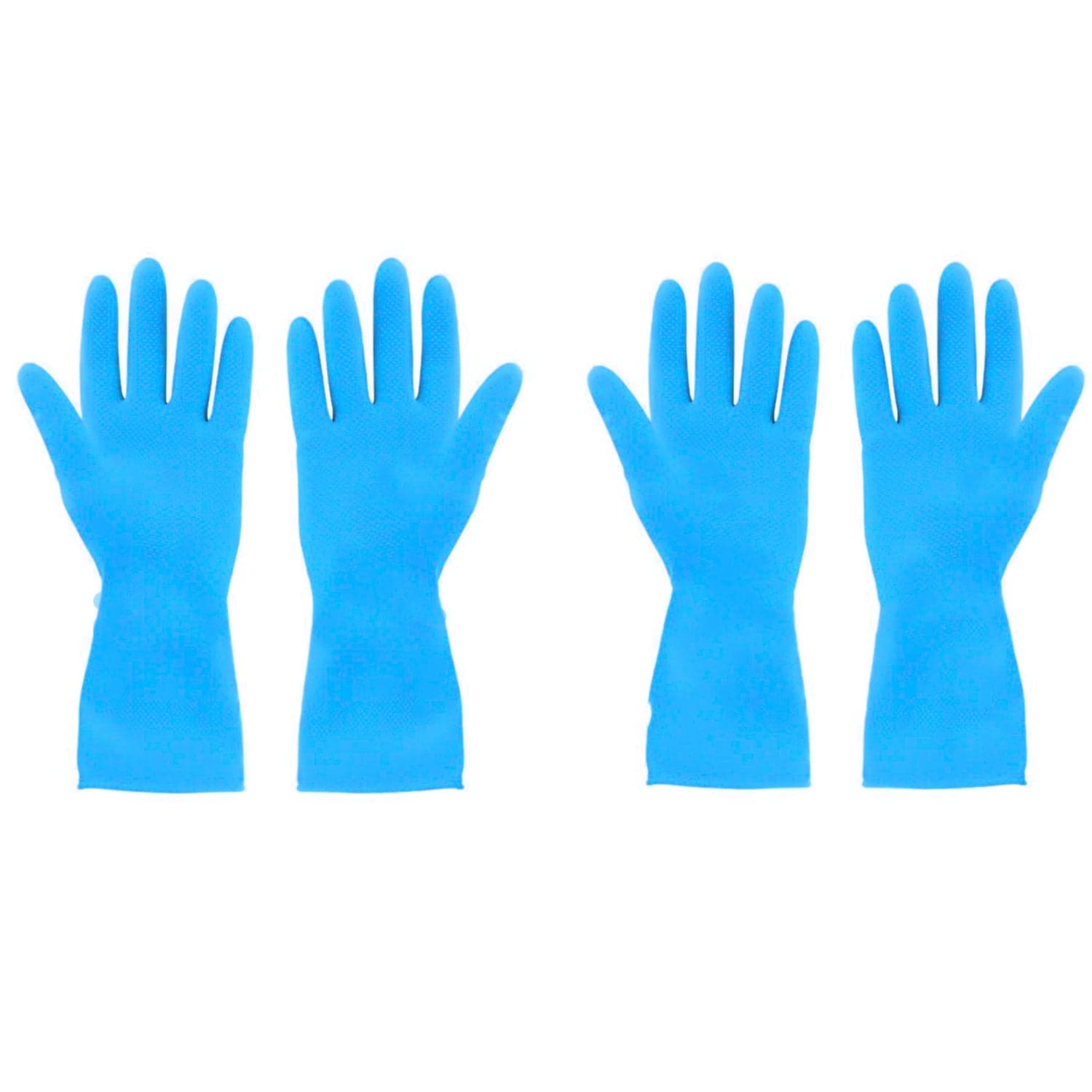 2-Pair Large Blue Multipurpose Gloves of Ideal for Washing, Gardening & Cleaning thumbnail 8