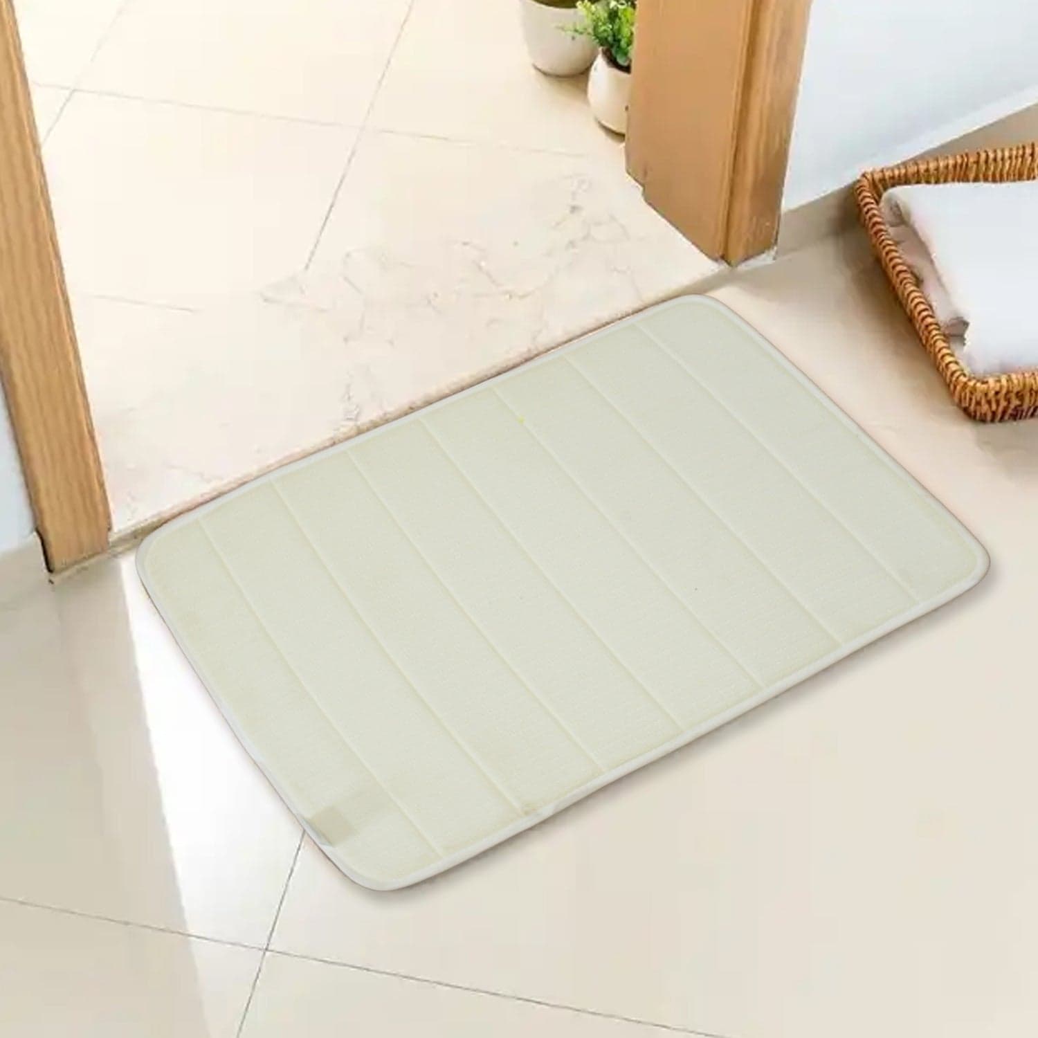 Super Absorbent Floor Mat Non-Slip Mat, Bath Mat, Instant Drying Mat, Bathroom Rug, Absorbent Bath Mat, Suitable For Bathroom, Kitchen, Door Mat ID-4856 thumbnail 4