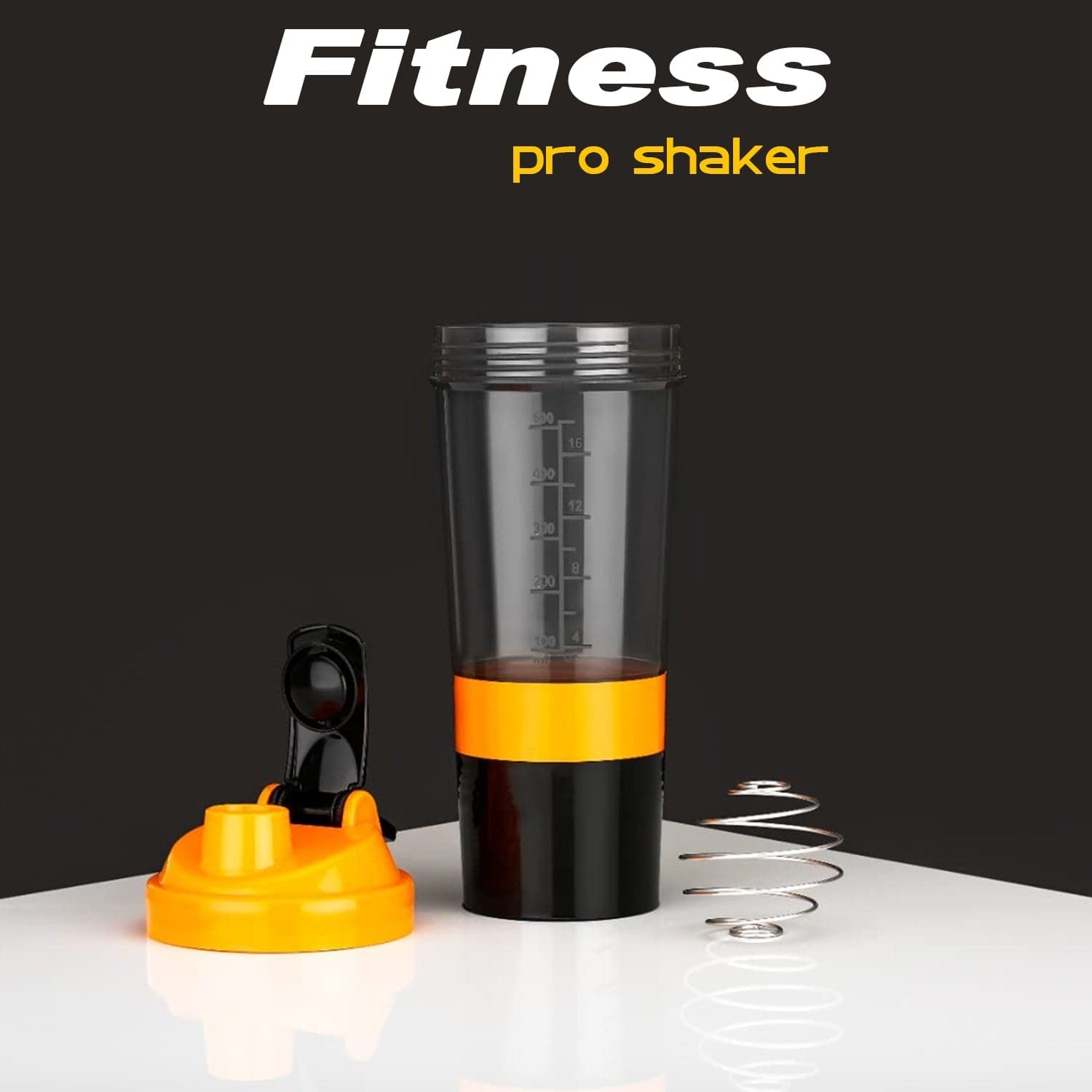 Gym Shaker Bottle & shakers for Protein Shake (1 Pc) thumbnail 6