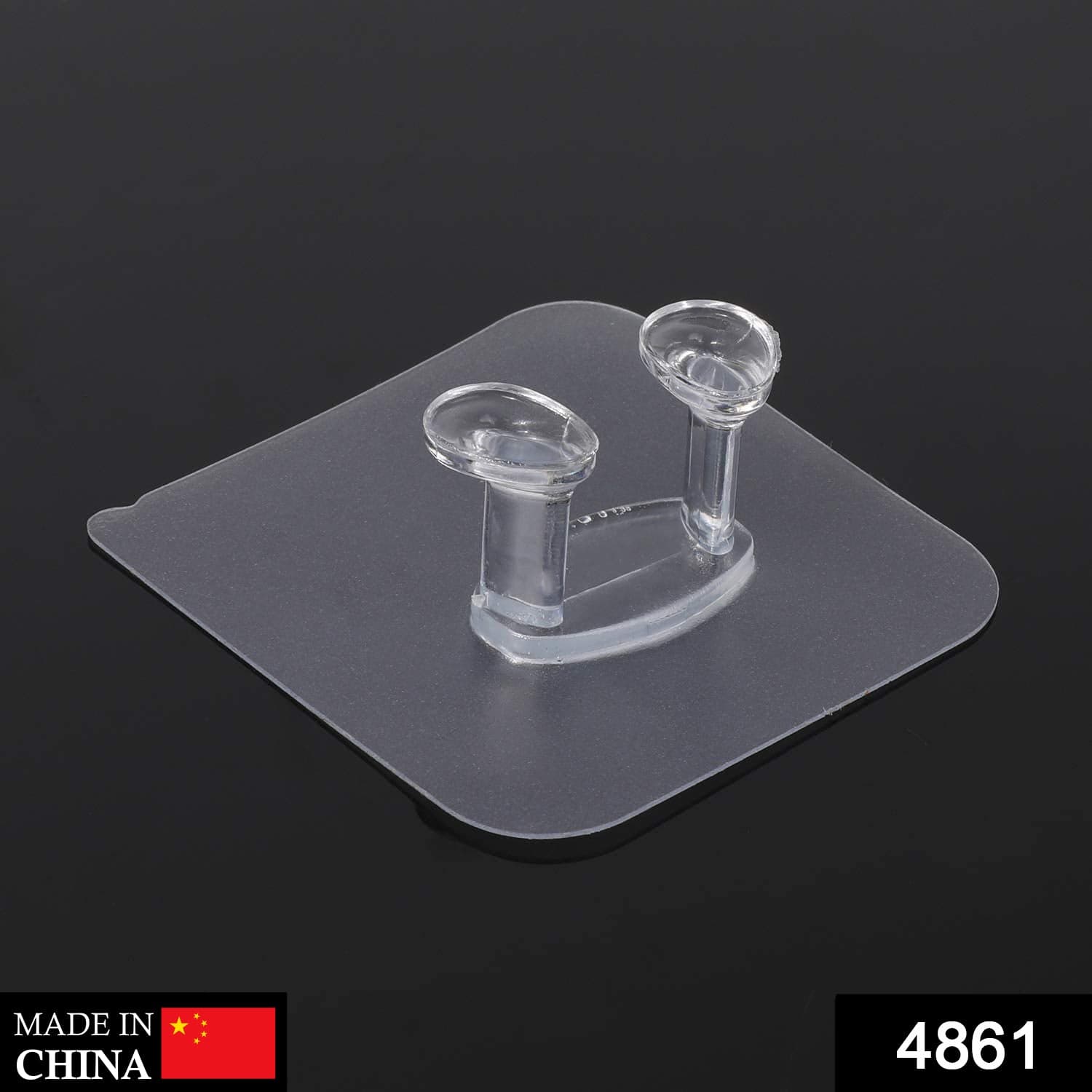 Transparent Multi-Function Wall Storage Hooks thumbnail 2