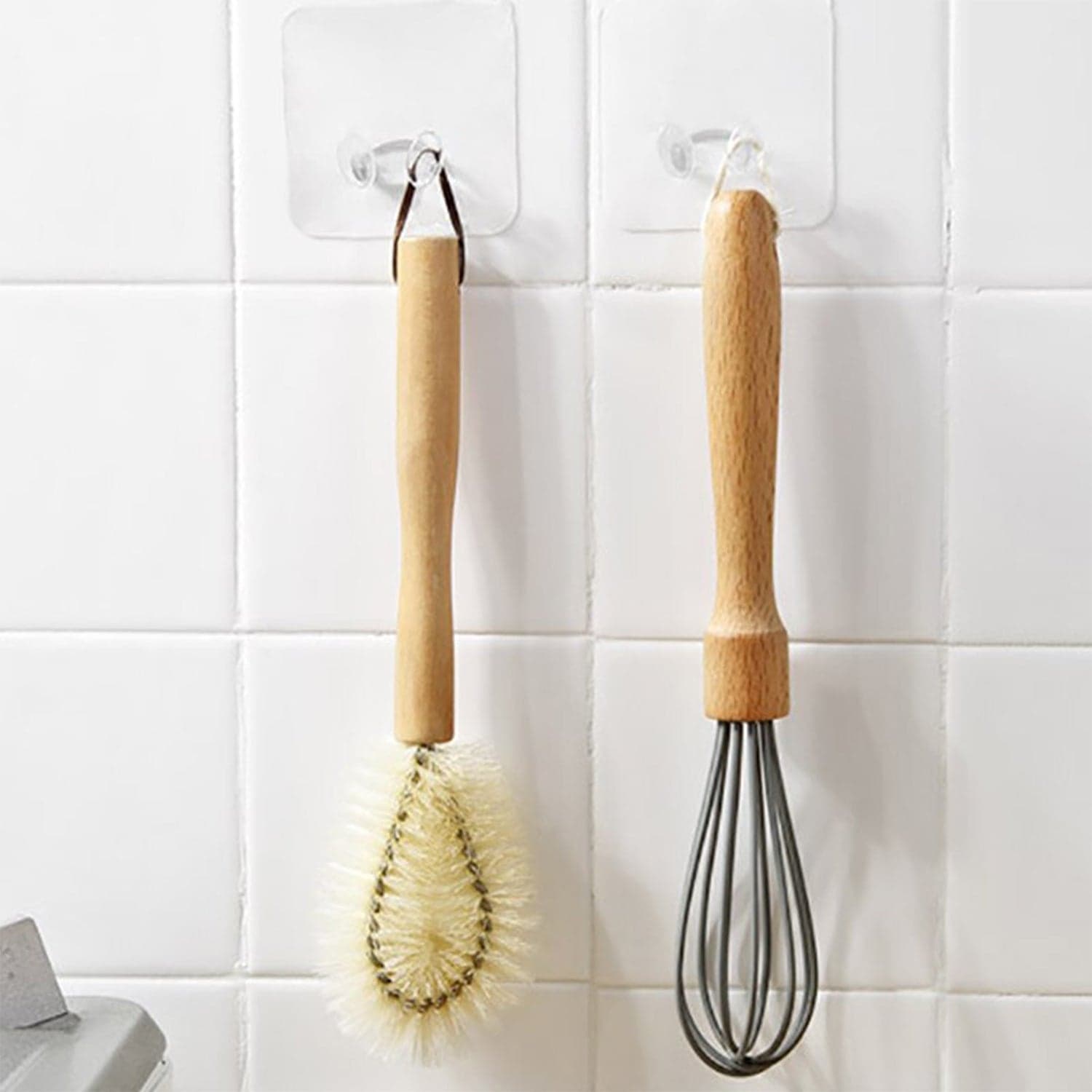 Transparent Multi-Function Wall Storage Hooks thumbnail 6