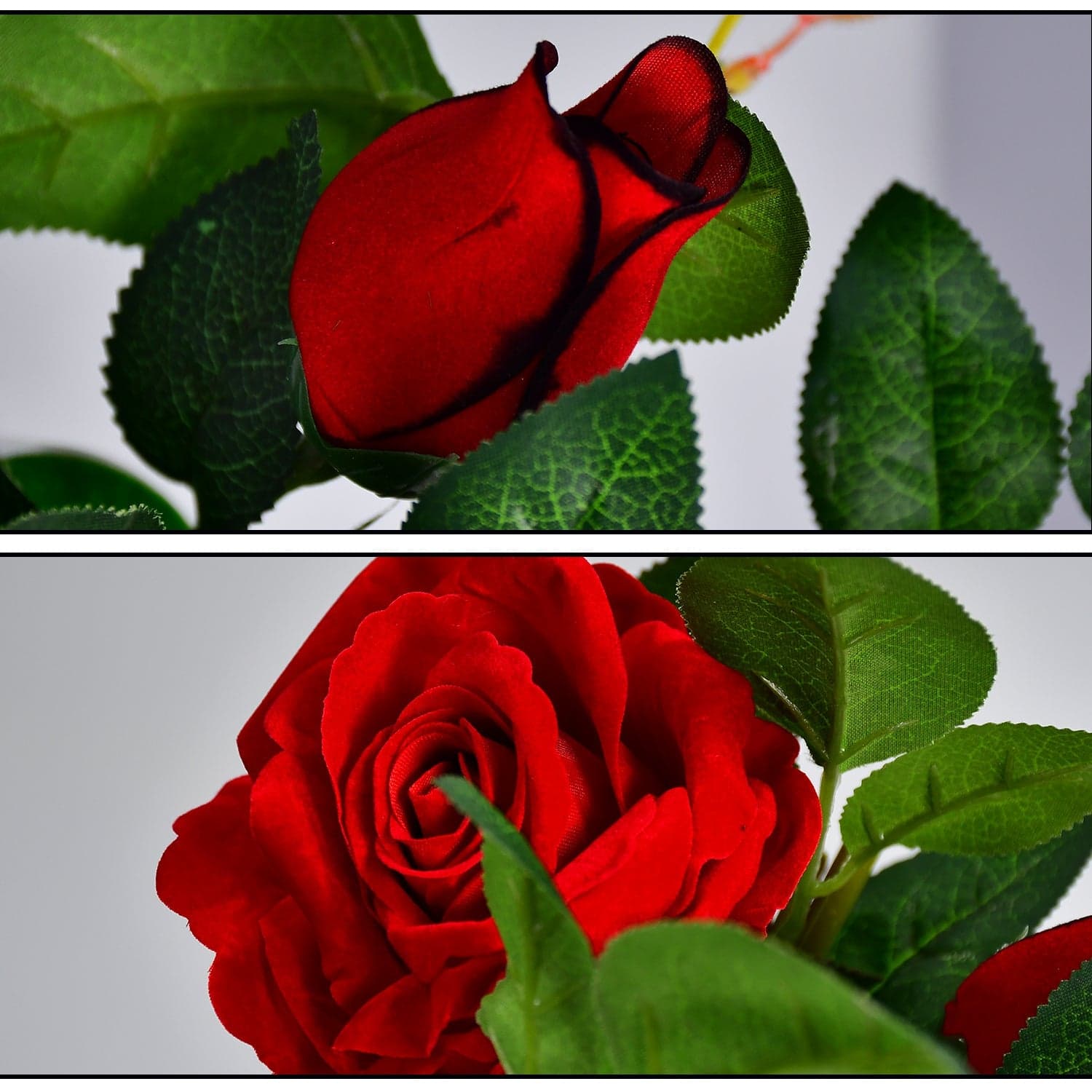 Artificial Rose Flower Plant With Pot, For Home Office Or Gift thumbnail 5