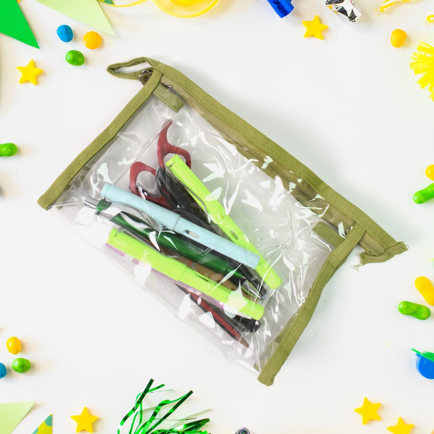 Transparent Zipper Closing Pouch (1 Pc) thumbnail 1
