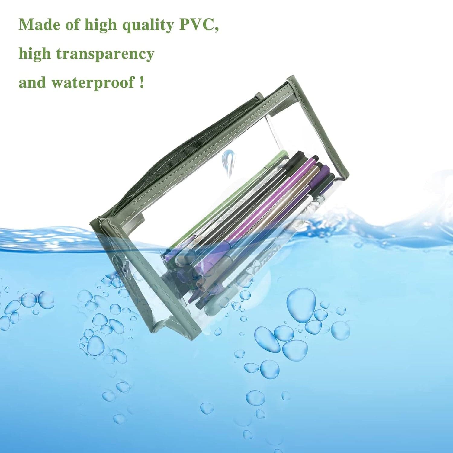 Transparent Zipper Closing Pouch (1 Pc) thumbnail 4