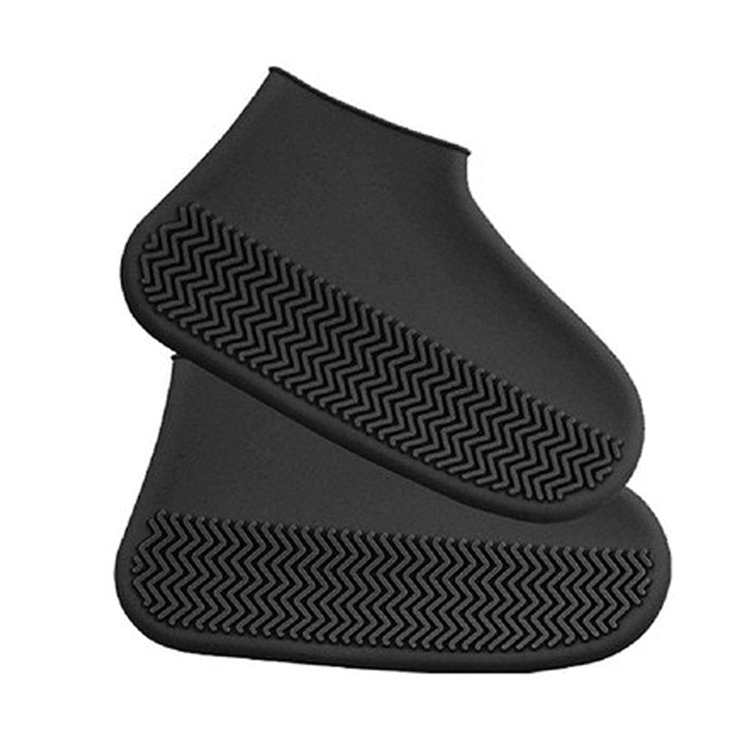 Non-Slip Silicone Rain Reusable Anti skid Waterproof Fordable Boot Shoe Cover ( Large ) thumbnail 4