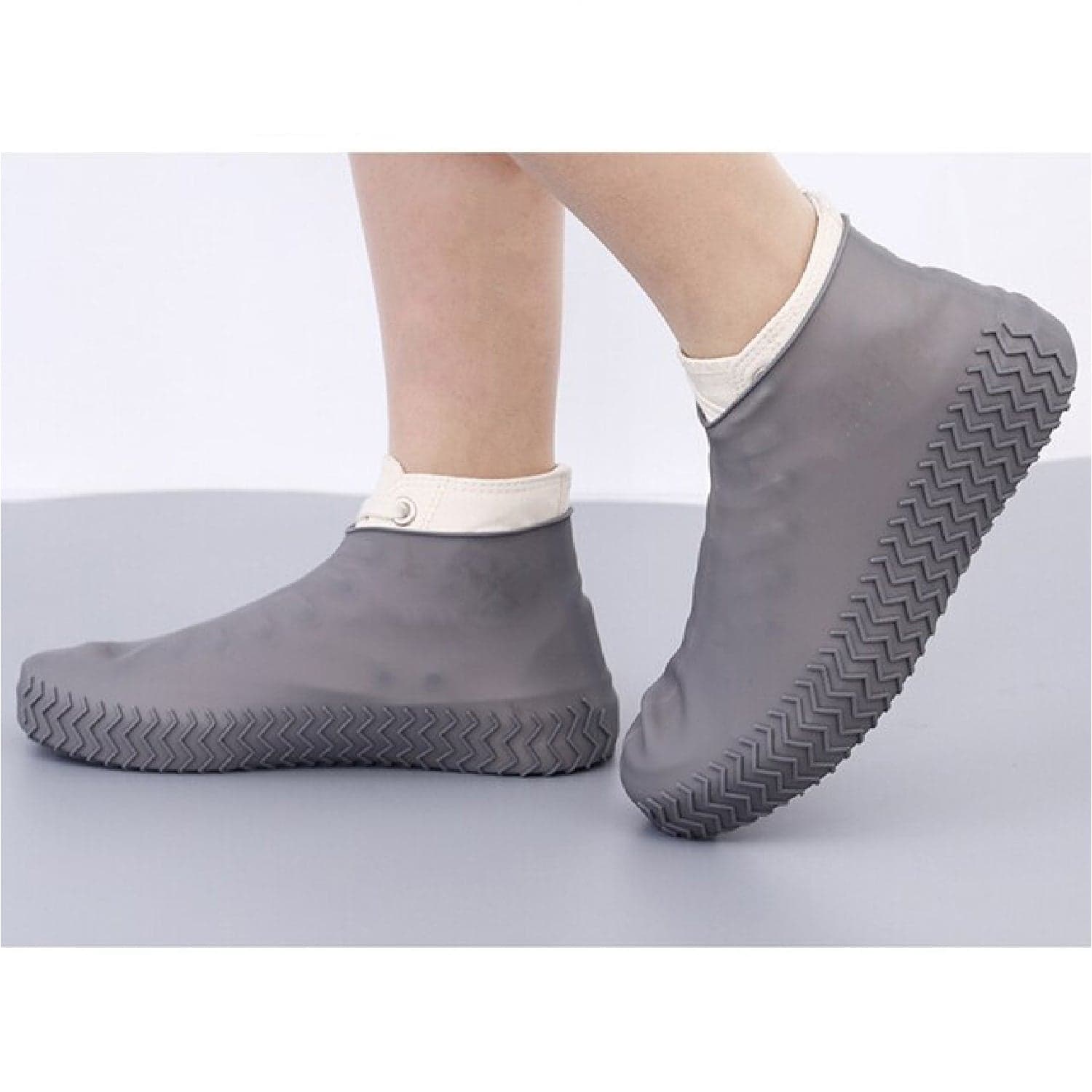 Non-Slip Waterproof Silicone Shoe Cover, Large thumbnail 3