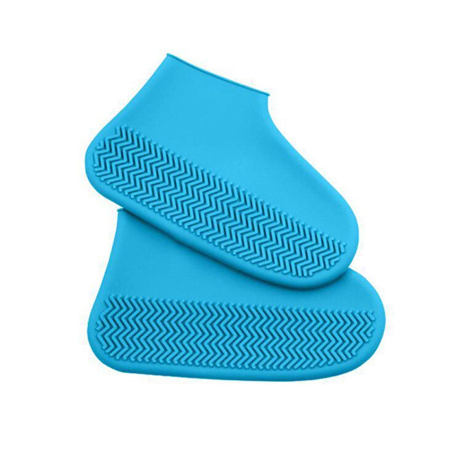 Non-Slip Silicone Rain Reusable Anti skid Waterproof Fordable Boot Shoe Cover (Mix Color) thumbnail 4