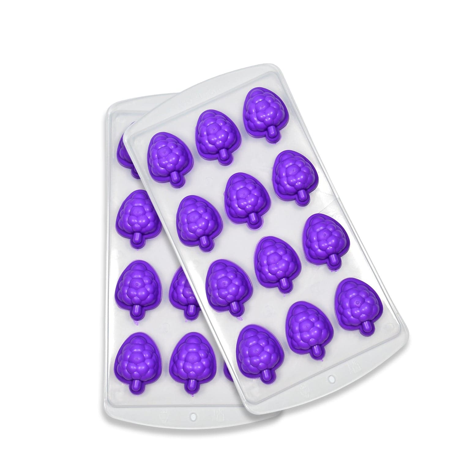Mix design Ice Trays for Freezer with Easy to Release Flexible Silicone shape ice cavity. thumbnail 4