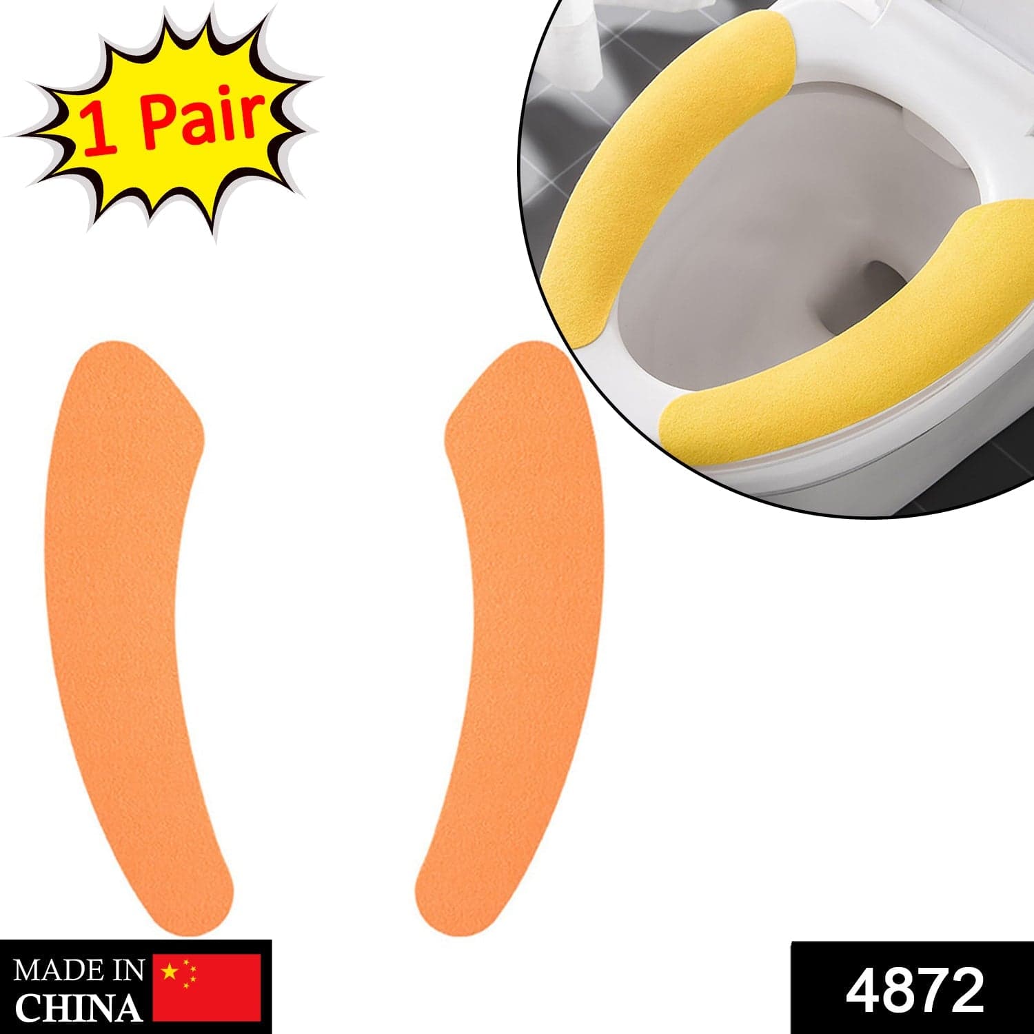 Toilet Seat Cover, Toilet Seat Cushion Soft And Warm Washable Toilet Seat Cover Sheets Comfortable thumbnail 2