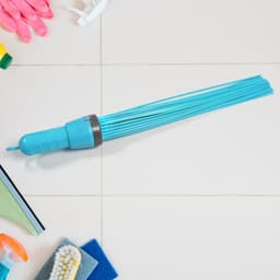 Plastic Stick Broom – 44 Flexible Bristles for Floors | Pro Clean