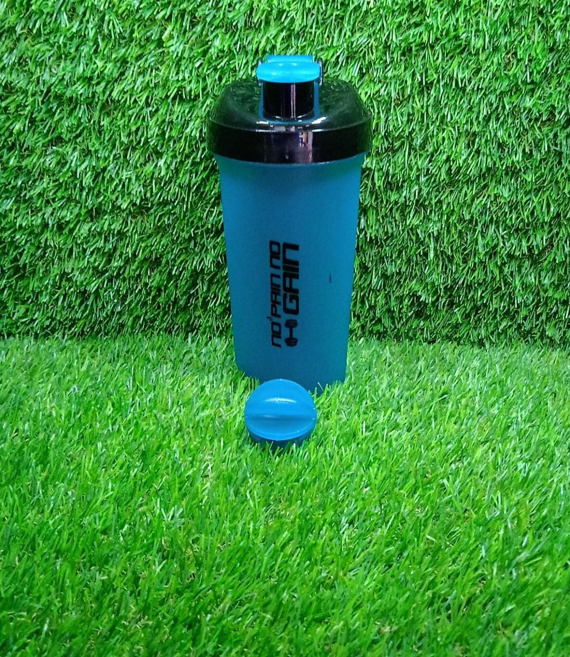 700ml Protein Shaker Bottle with Powder Storage 3-Compartment Gym Shake thumbnail 7
